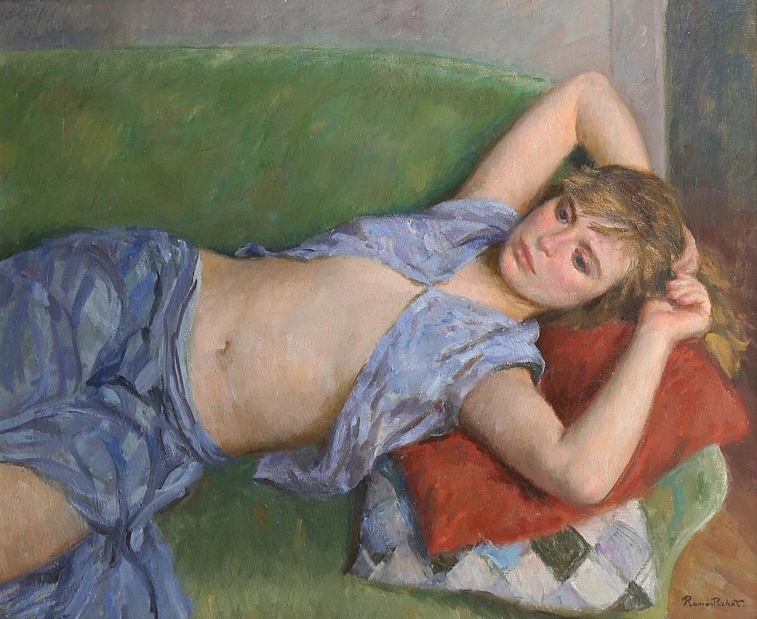 RAMÓN PICHOT GIRONÉS. A girl.