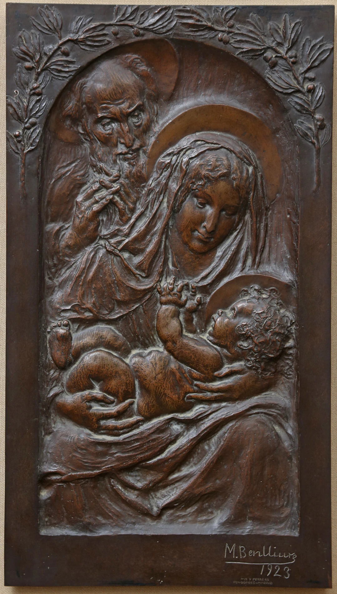 MARIANO BENLLIURE GIL. Holy Family.