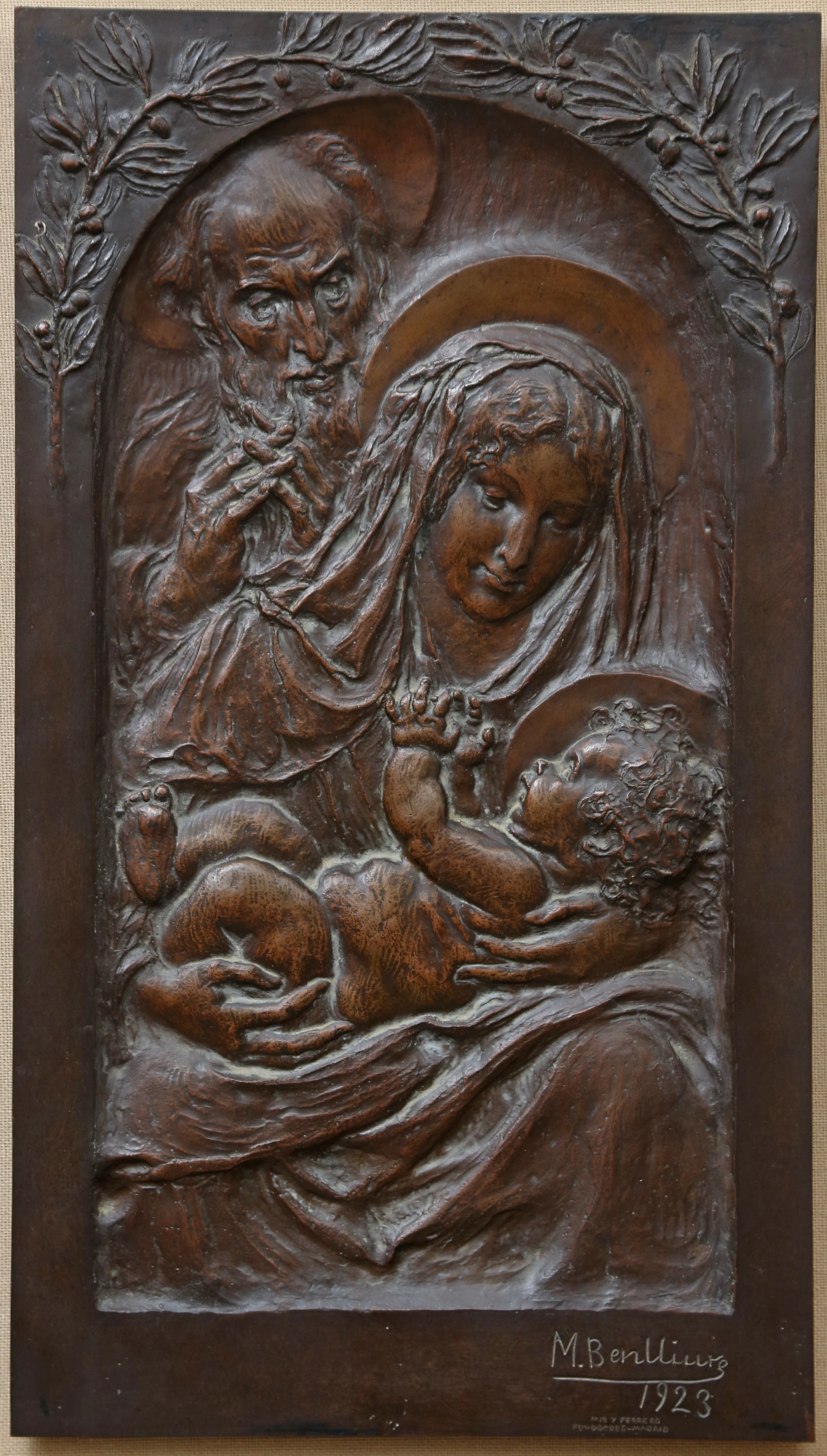 MARIANO BENLLIURE GIL. Holy Family.