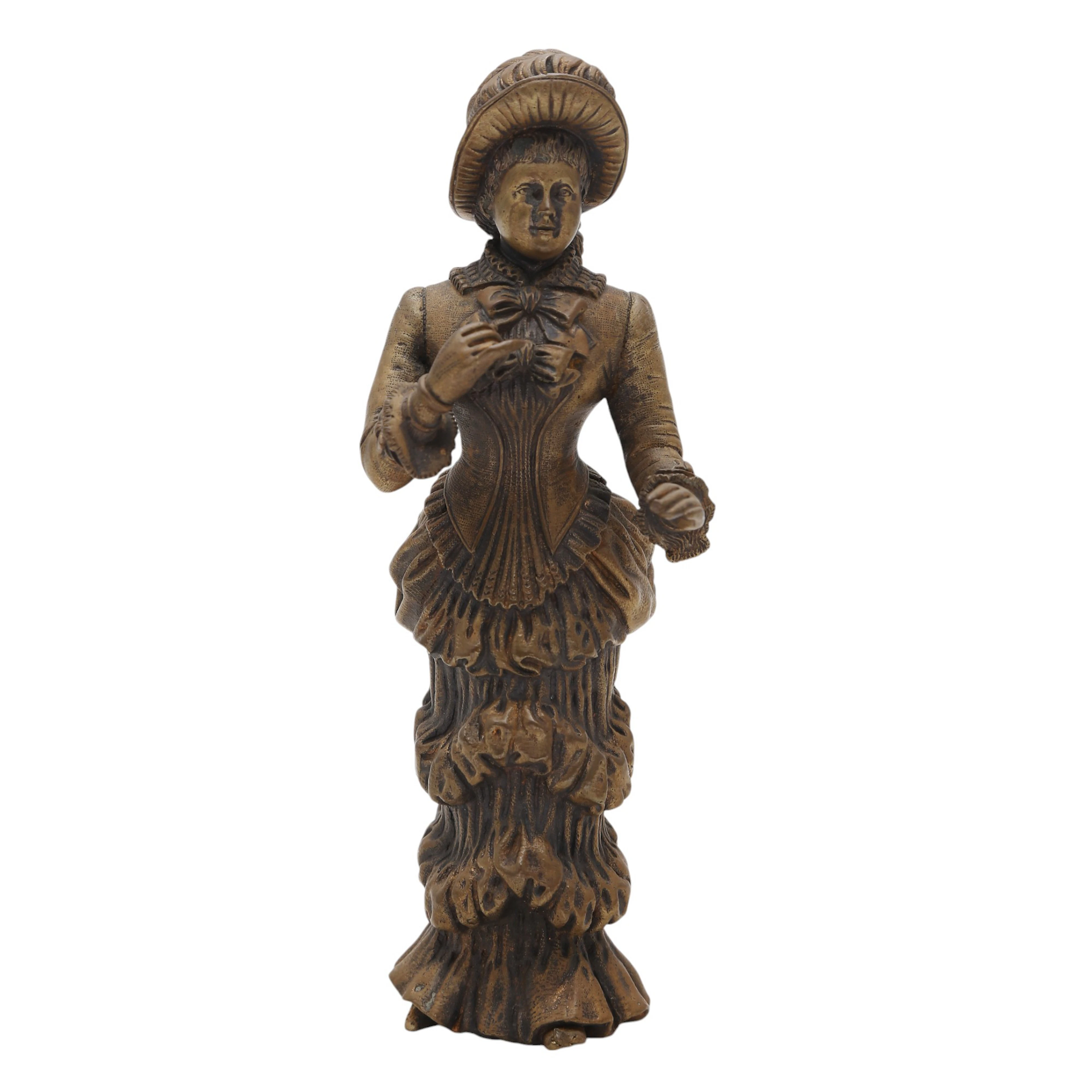FRENCH SCHOOL, LAST QUARTER 20TH CENTURY. Lady with a bustle.