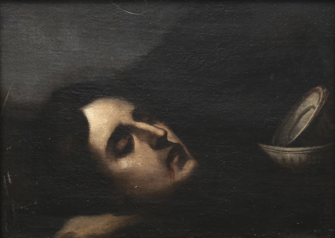 JUAN DE VALDÉS LEAL. SU CÍRCULO. Head of Saint Justa or Saint Rufina.
