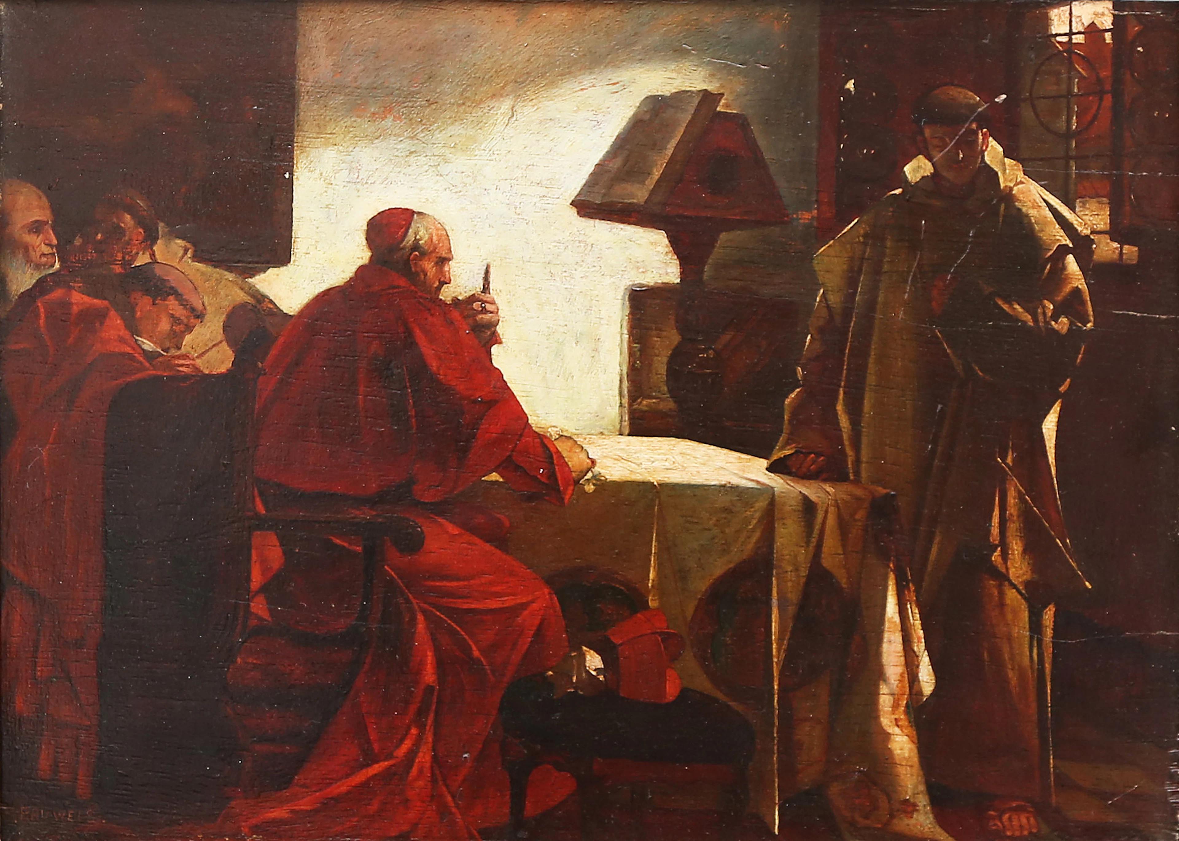 FERDINAND PAUWELS. Luther before Cardinal Cajetan during the controversy