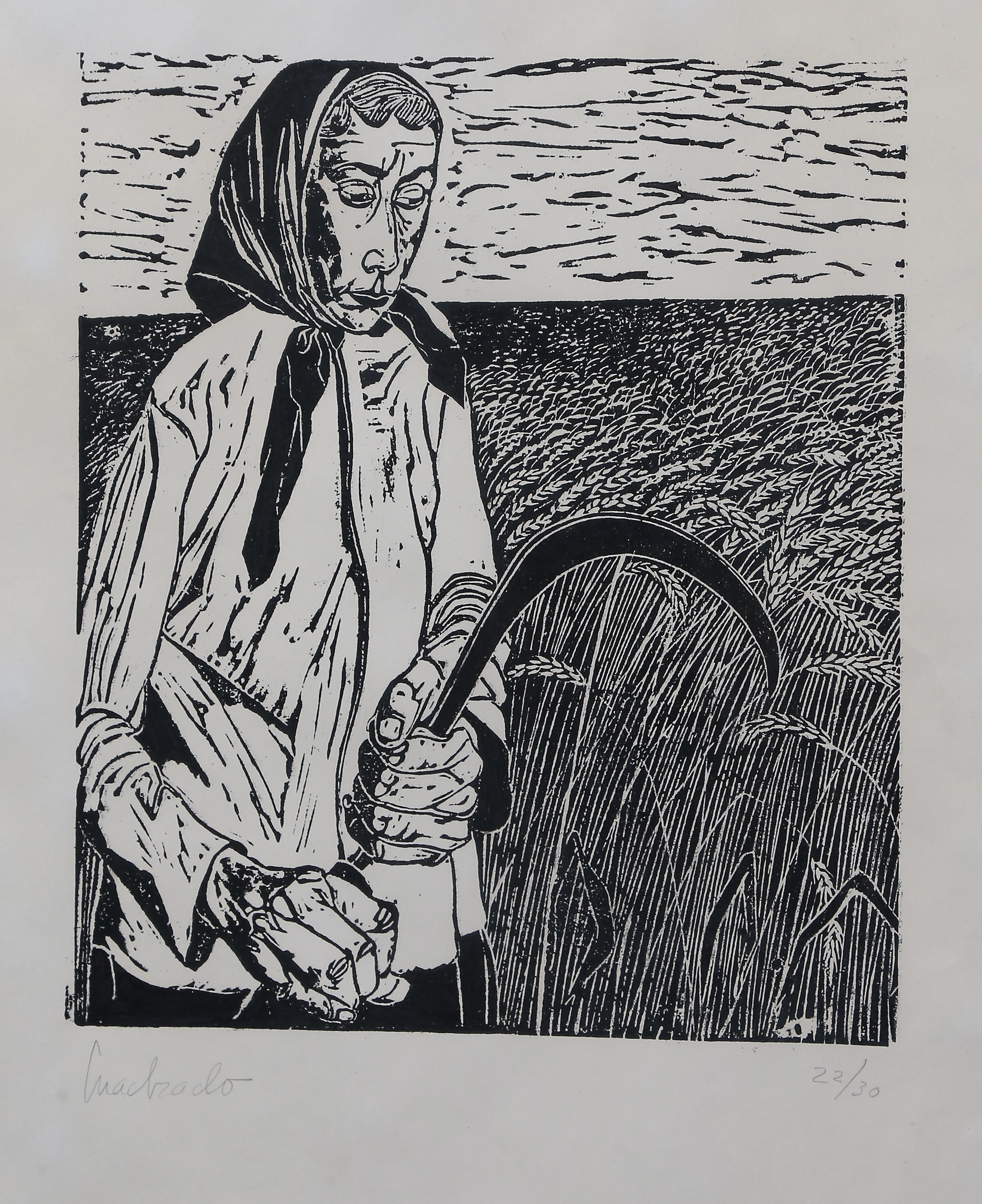 PACO CUADRADO. Peasant woman.