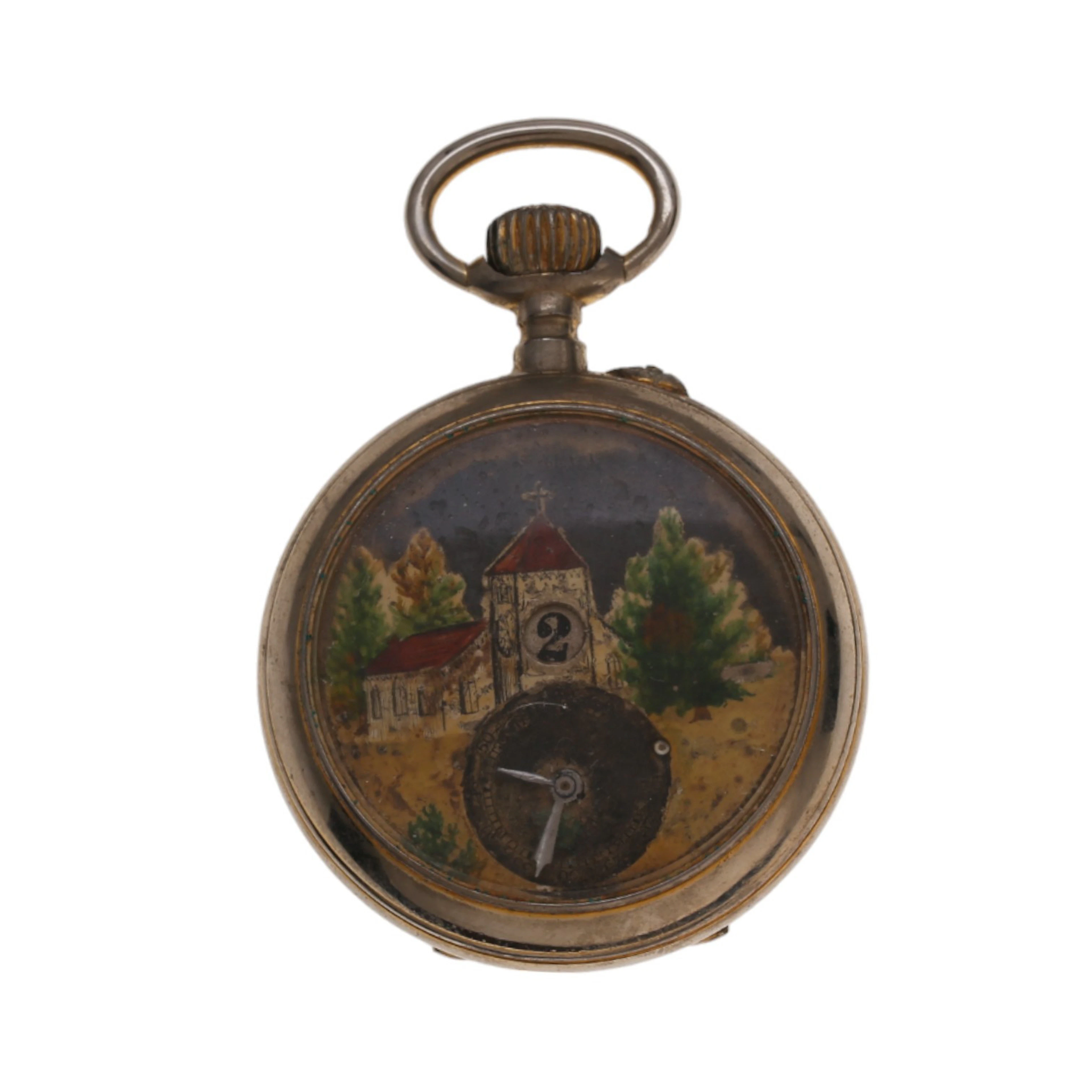 Pocket watch with steel case, second half of the 19th Century.