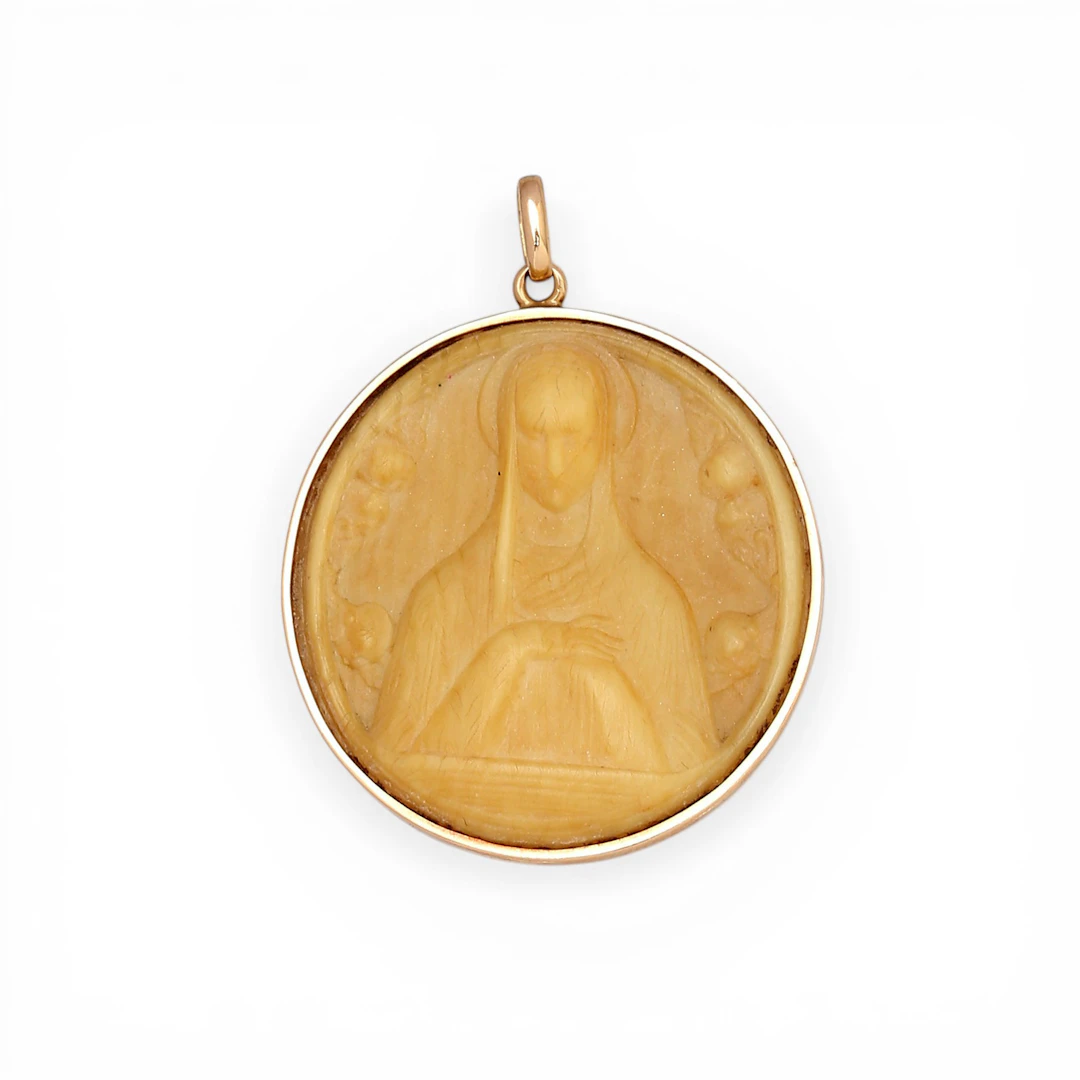 'Noucentista' devotional medal, circa 1930.