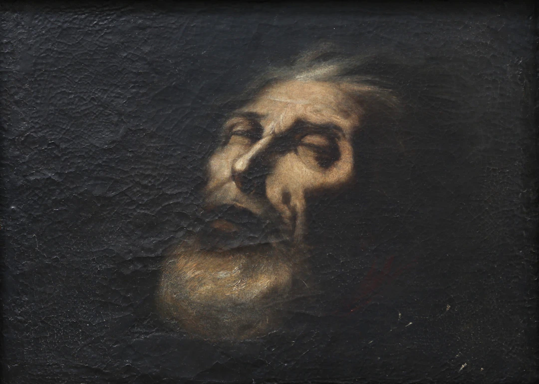 JUAN DE VALDÉS LEAL. SU CÍRCULO. Head of Saint Paul.