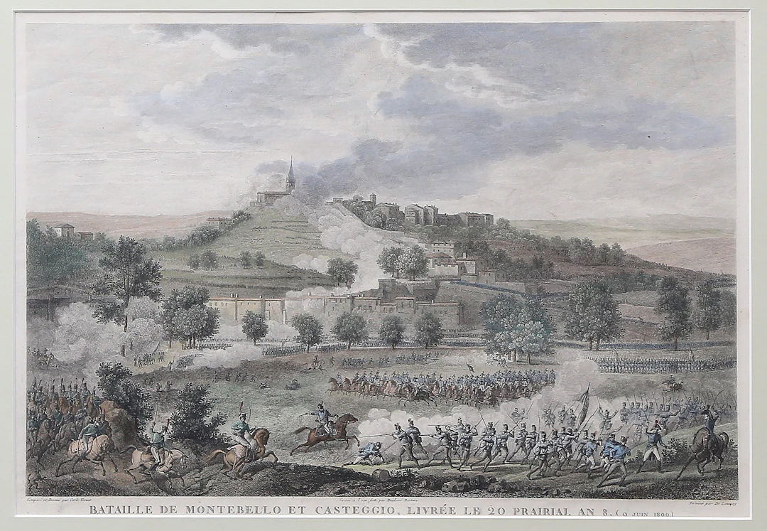 JEAN DUPLESSI-BERTAUX. SEGÚN. "Bataille de Montebello et Casteggio
