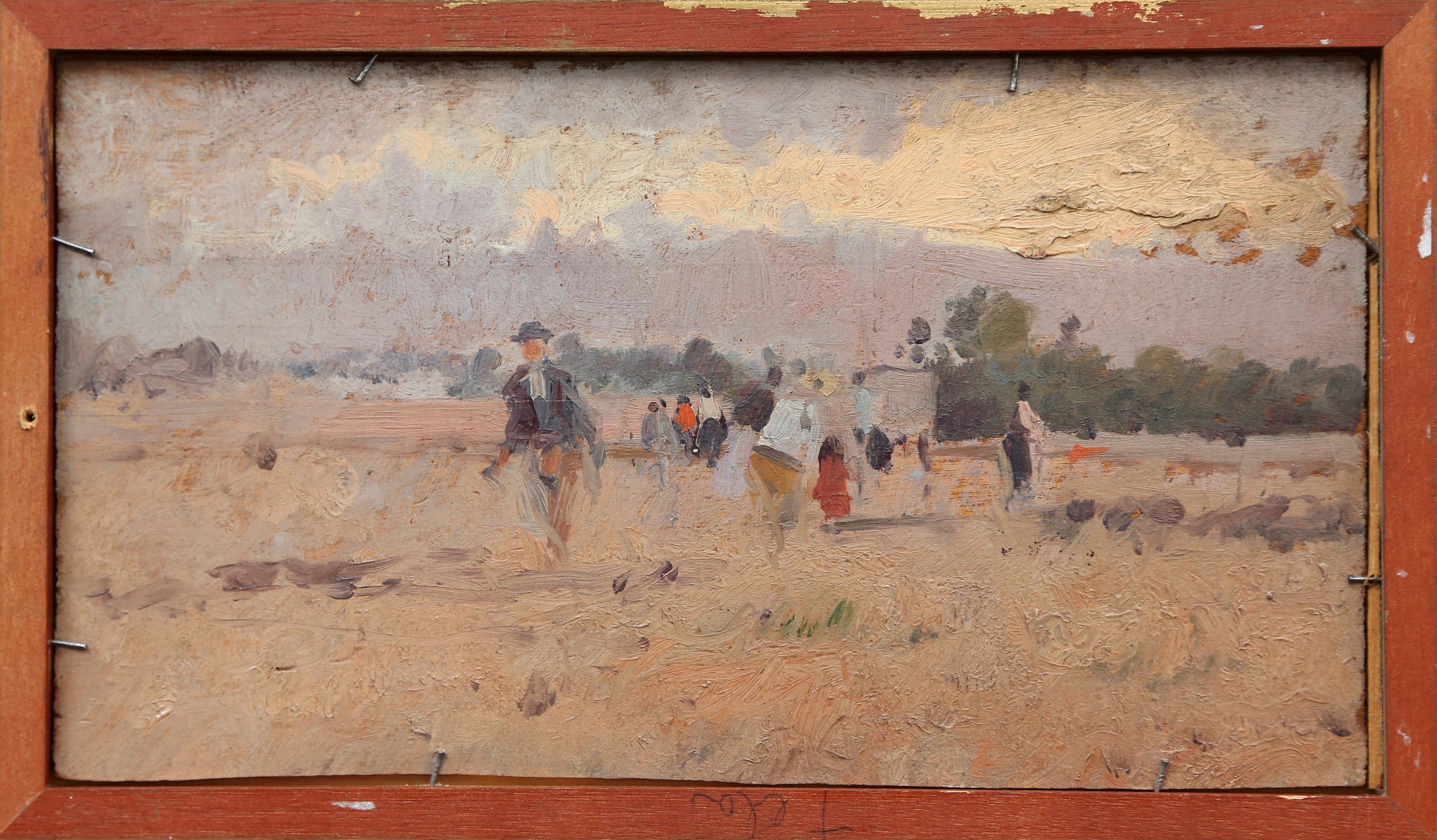 SEGUNDO MATILLA. Self-portrait and landscape.