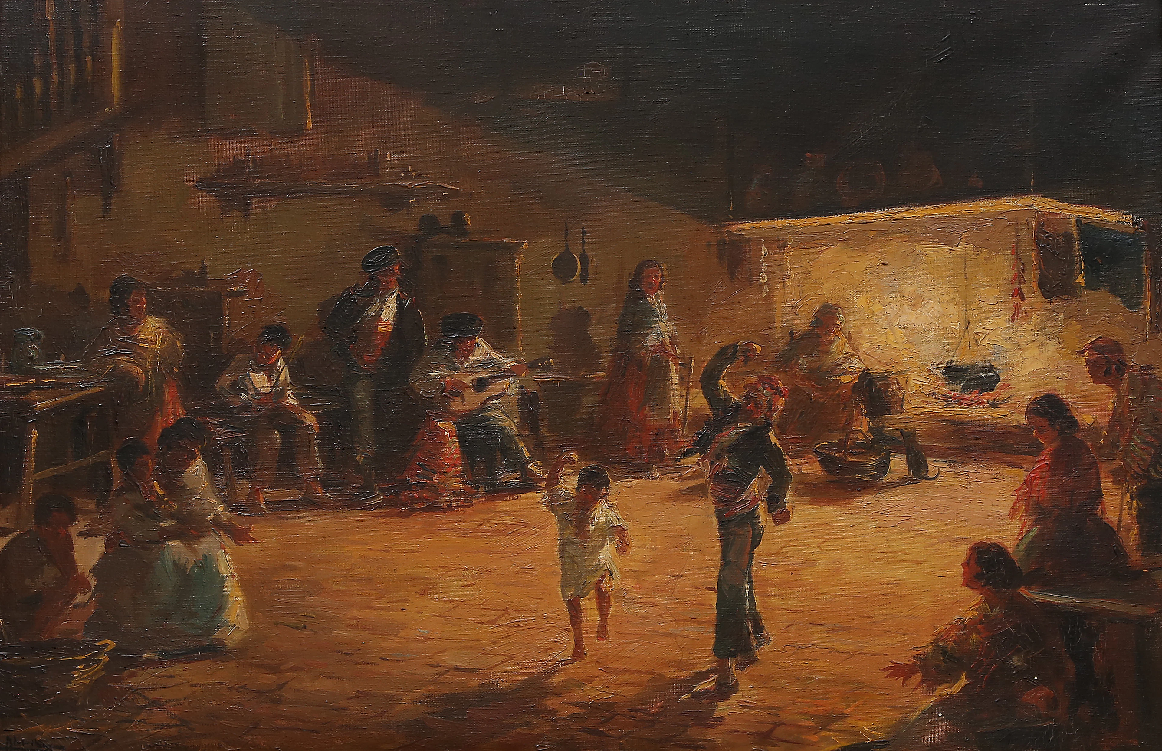 EMILIO ÁLVAREZ DÍAZ. Interior scene.