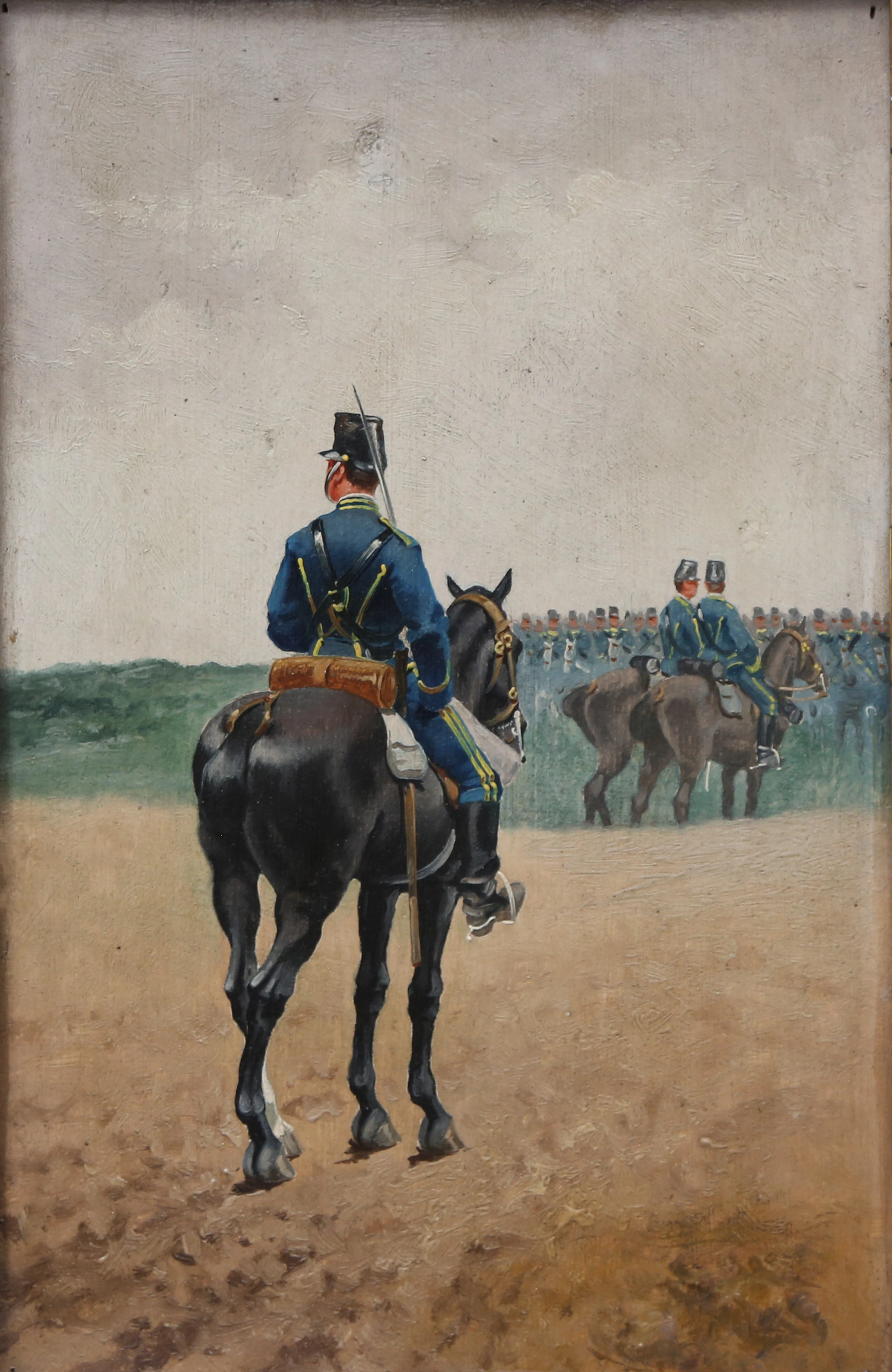 SPANISH SCHOOL, LATE 19TH CENTURY. Horsemen.