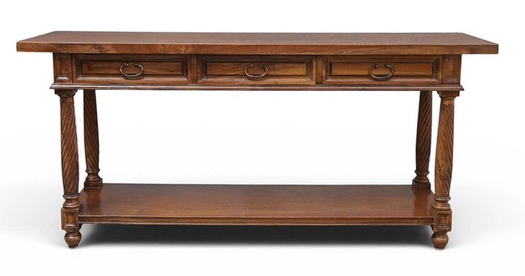 Baroque style console table, 20th century.