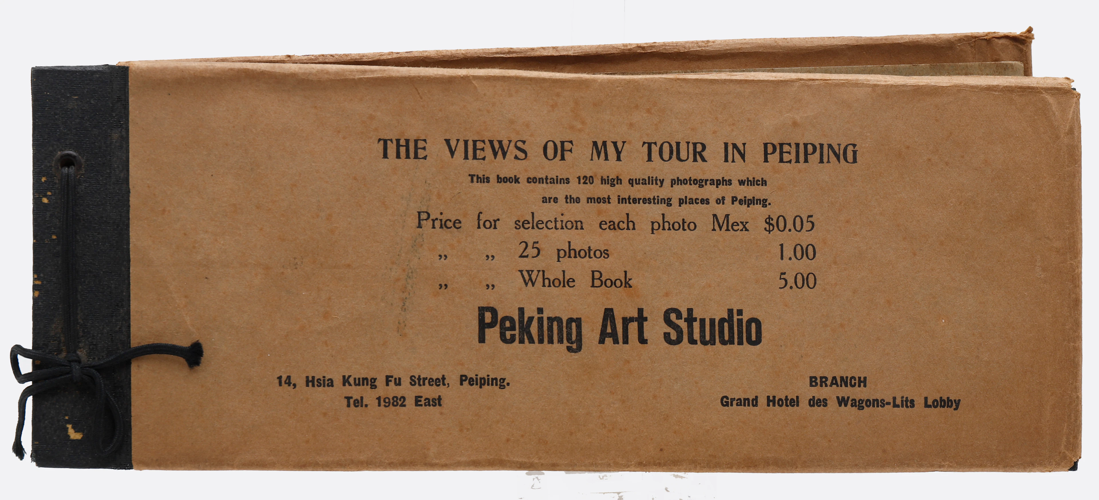PEKING ART STUDIO. "The views of my tour in Peiping" or "The most