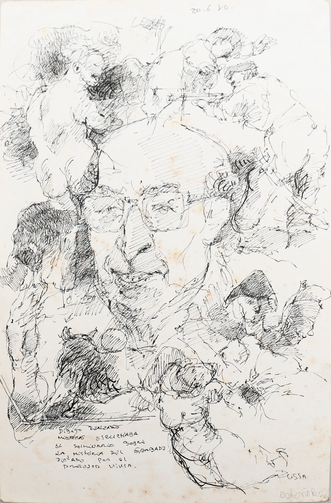 OCTAVIO RUSSO. Portrait of Manuel Viusà.