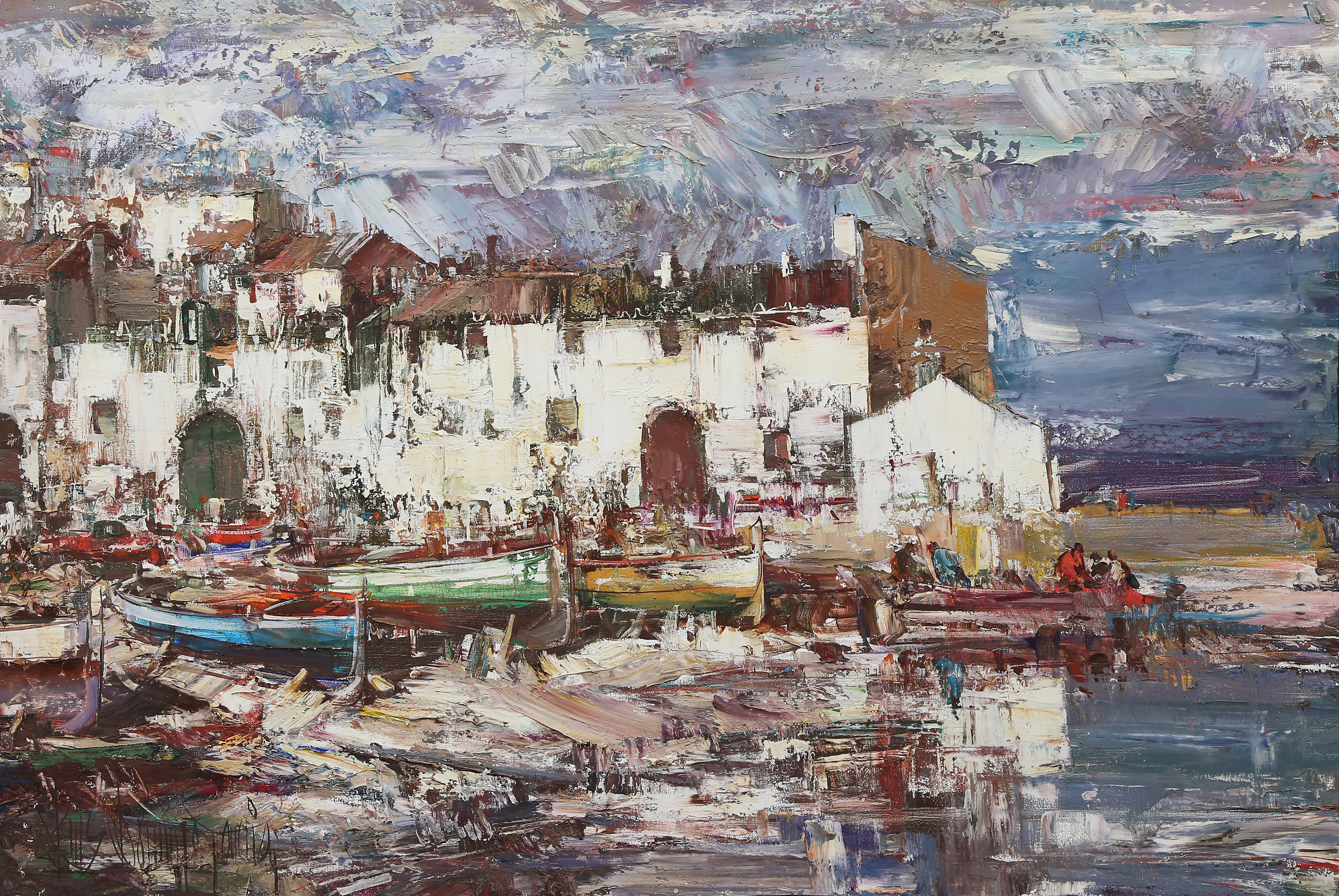 LUIS DOMINGO GARCÍA. "Fishermen's houses", Denia (Alicante).