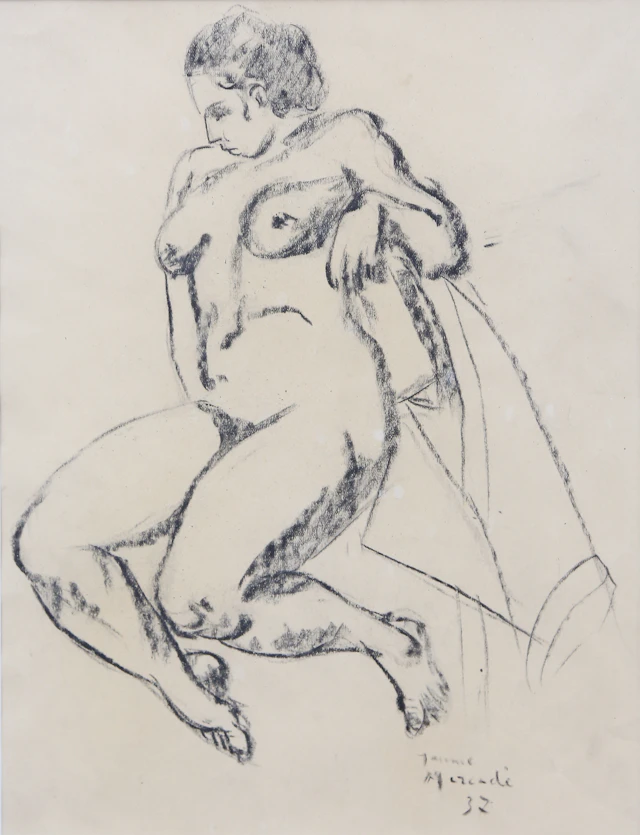 JAUME MERCADÉ. Female nude.