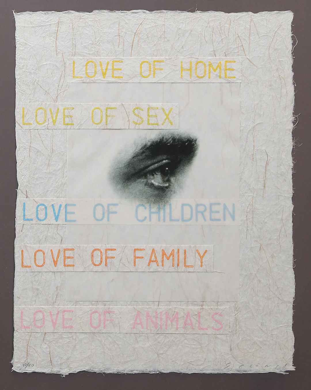 JAUME PLENSA. "Domestic Propensities II (Love of home)".