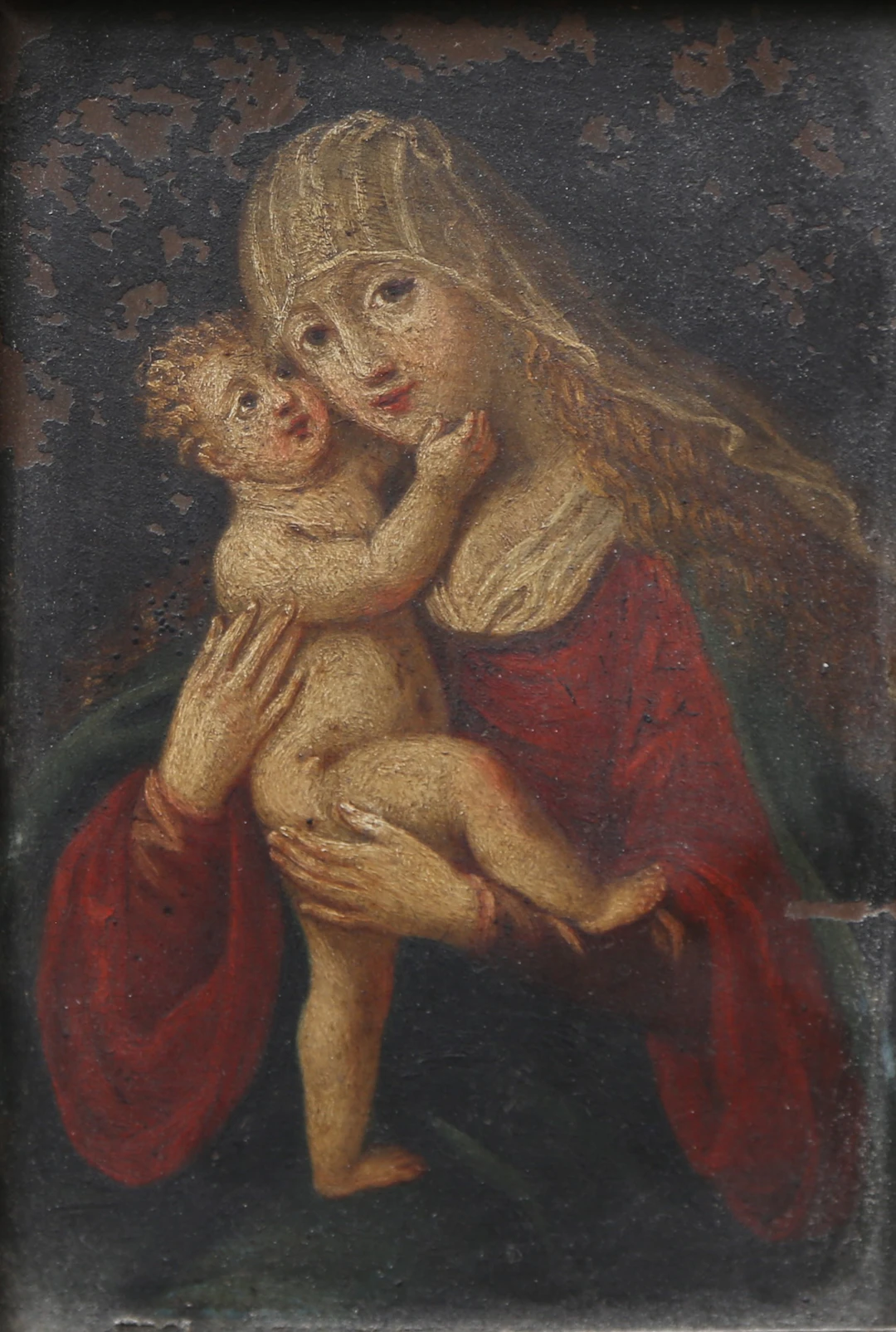 ITALIAN SCHOOL, 17TH CENTURY. Madonna and Child.