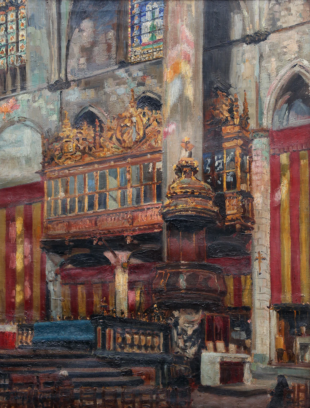 JOSEP MARIA LLOPIS DE CASADES. Interior of Santa María del Mar.
