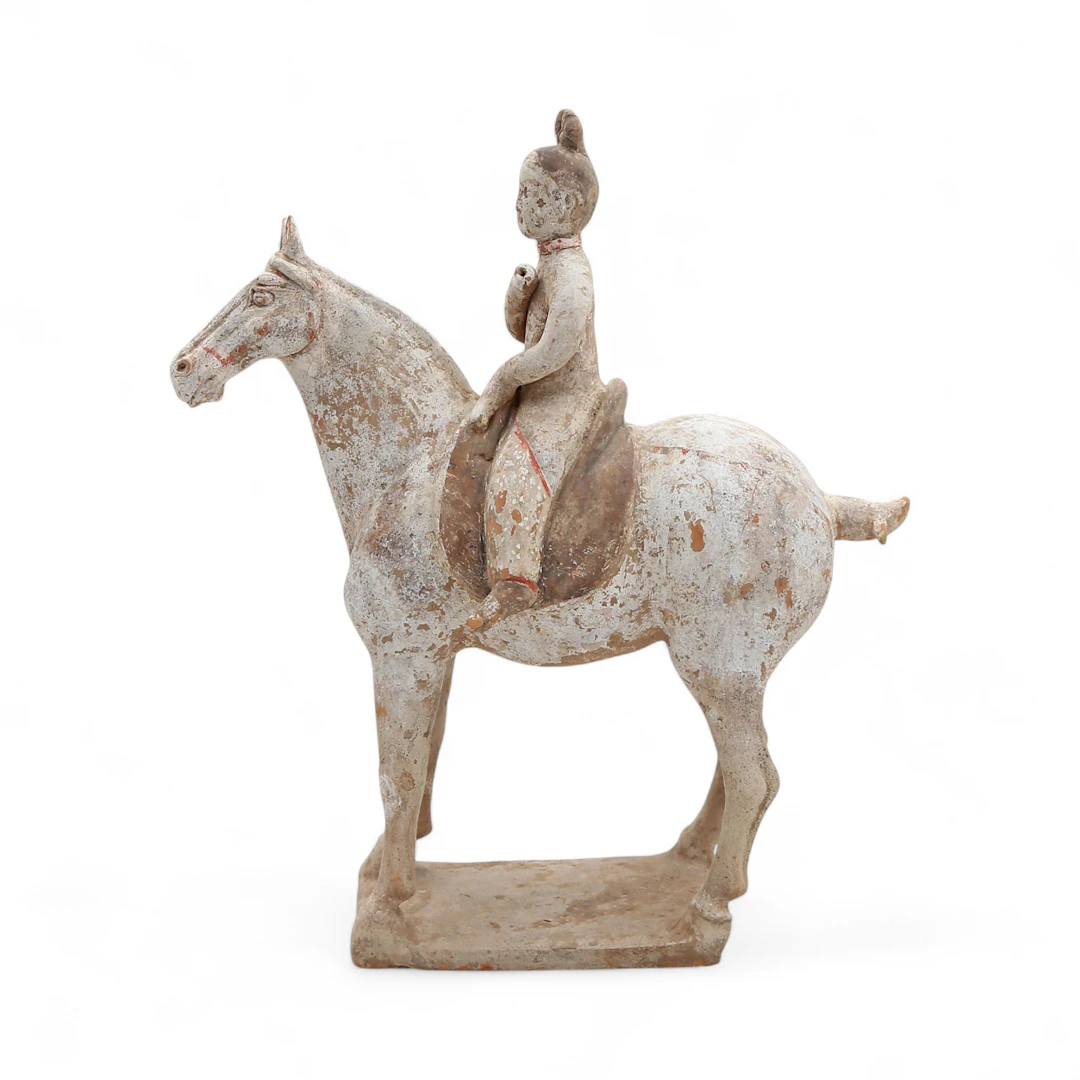 CHINESE SCHOOL, PROBABLY TANG. Horseman.