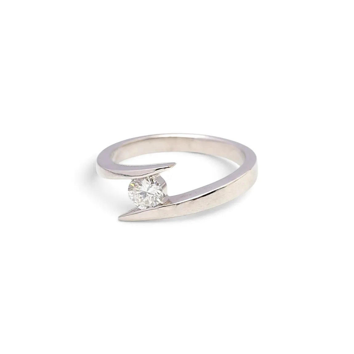 Solitaire ring.