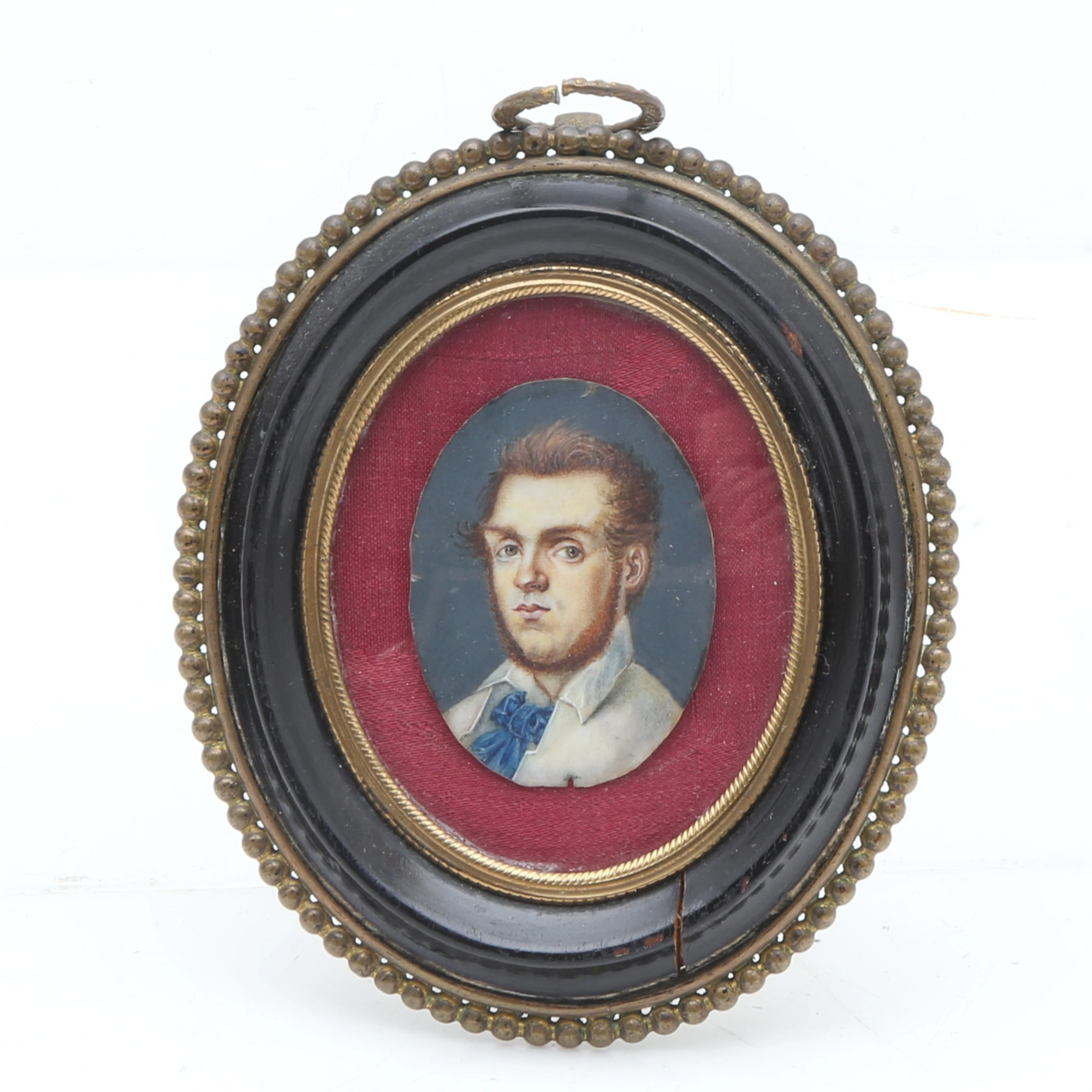 MID-19TH-CENTURY SPANISH SCHOOL. Male portrait.