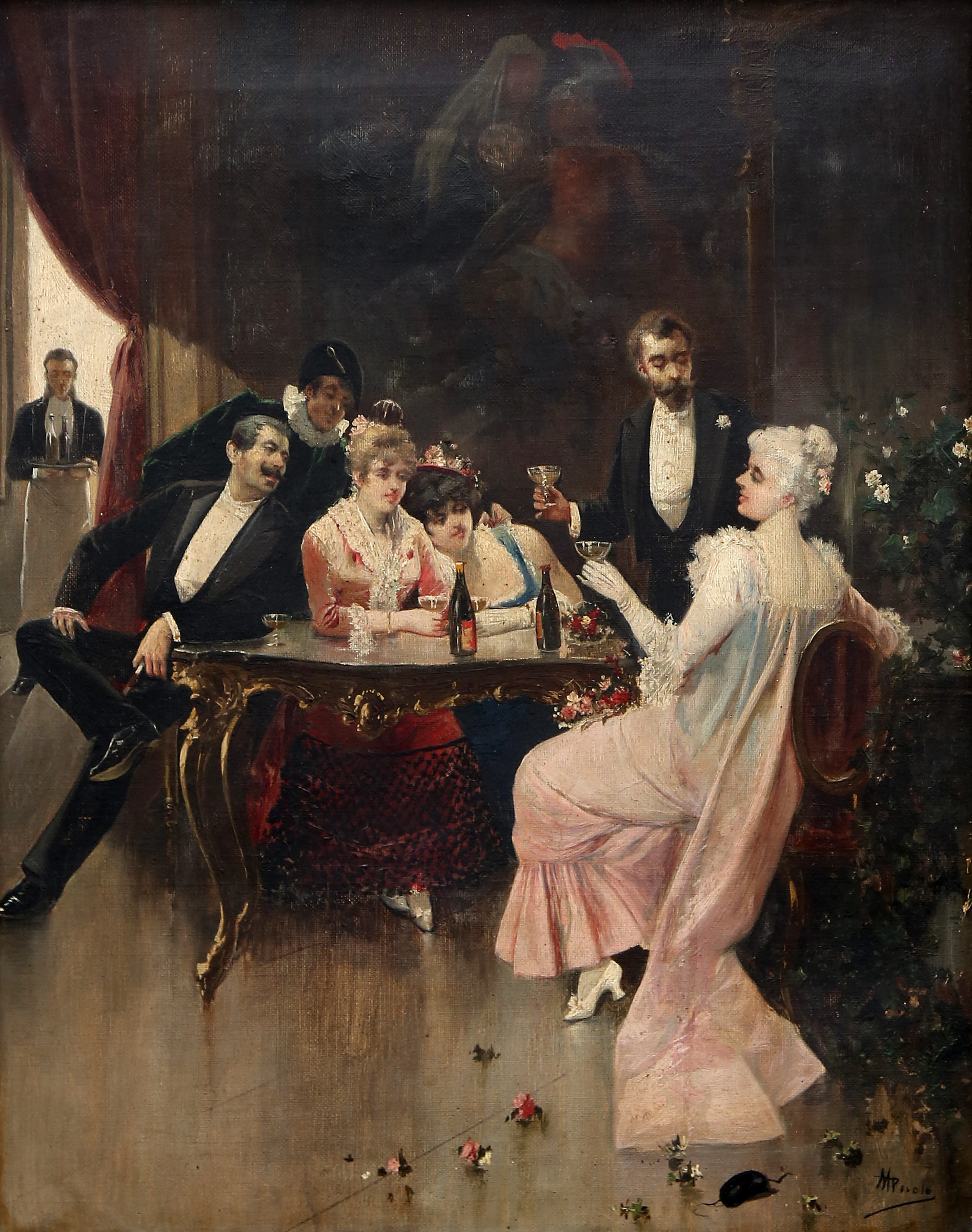 MANUEL PICOLO LÓPEZ. Interior scene.