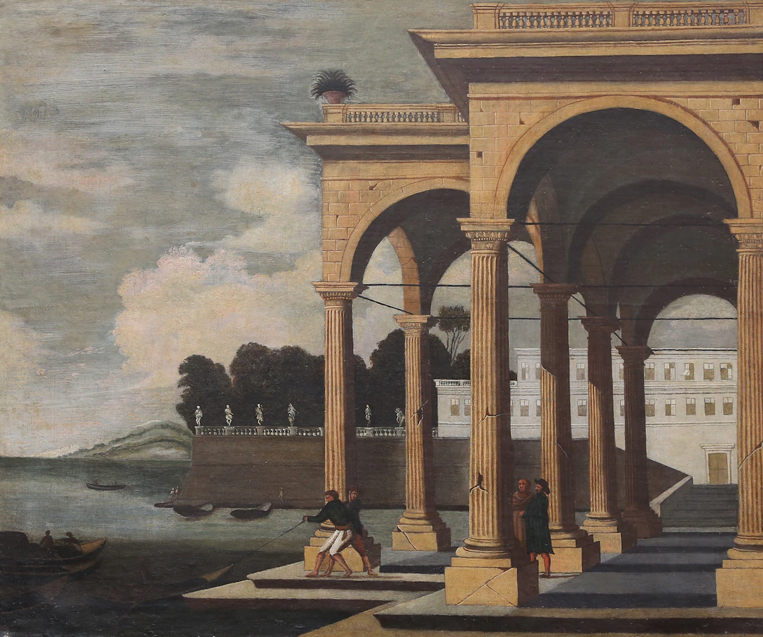 EAPOLITAN SCHOOL, 17TH CENTURY. A miracle of Saint Peter.