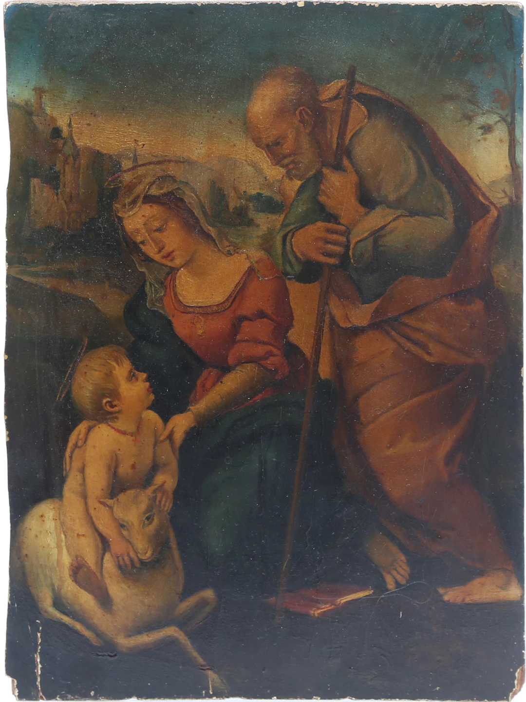 RAFAEL SANZIO. SEGÚN. Holy Family with the Lamb.