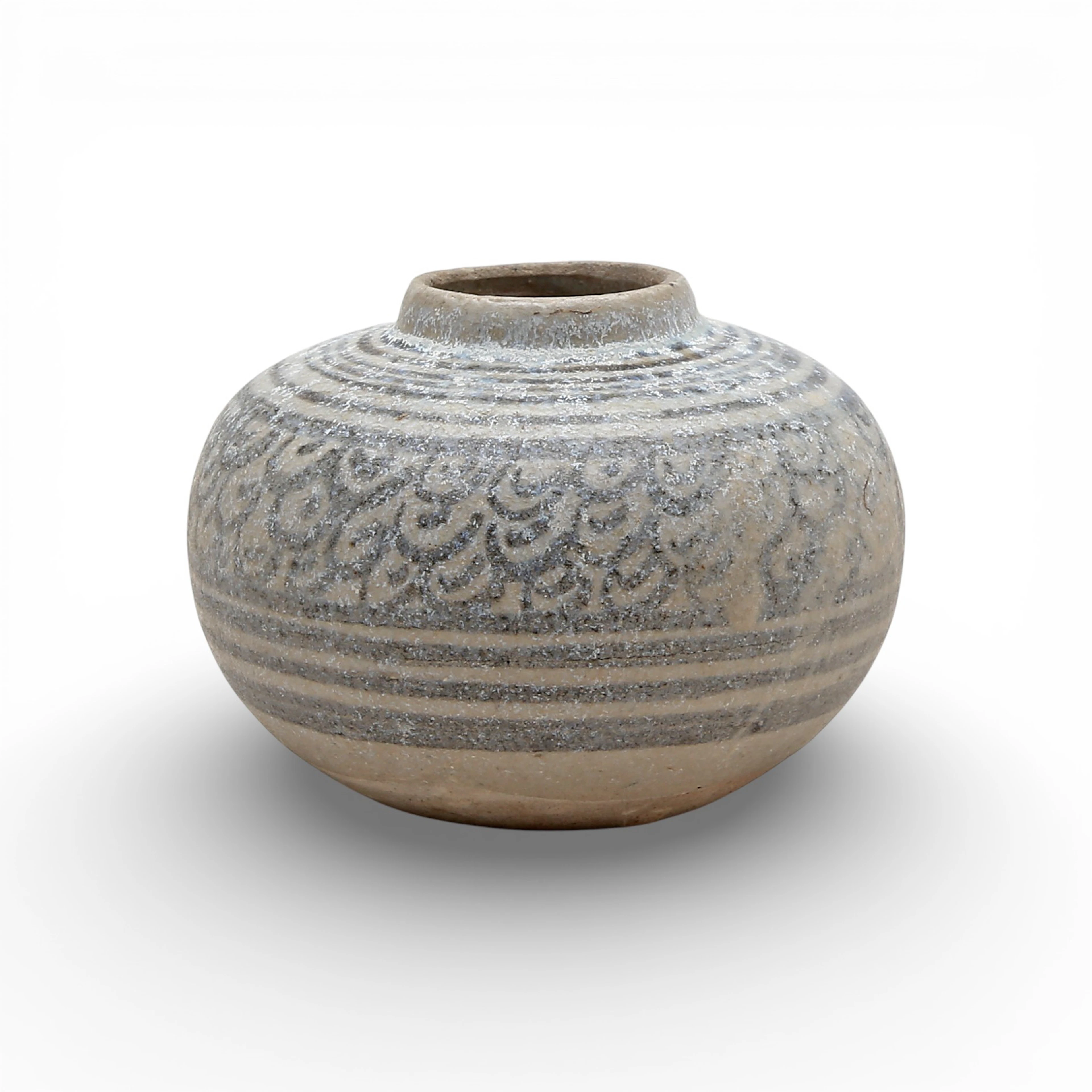 Thai Sawankhalok bowl in celadon 'Thai' stoneware, 14th–15th centuries.