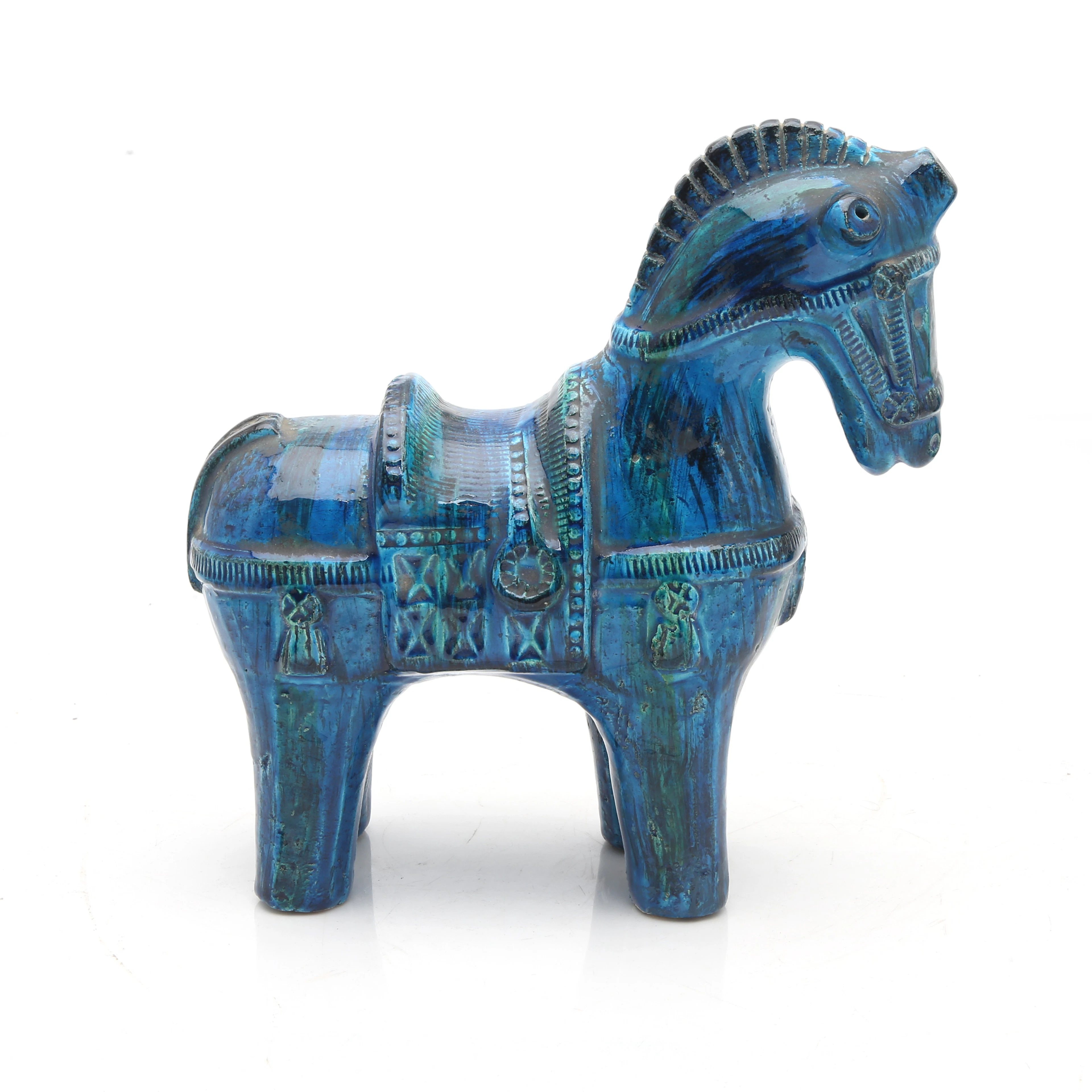 ALDO LONDI. "Rimini Blu" horse.