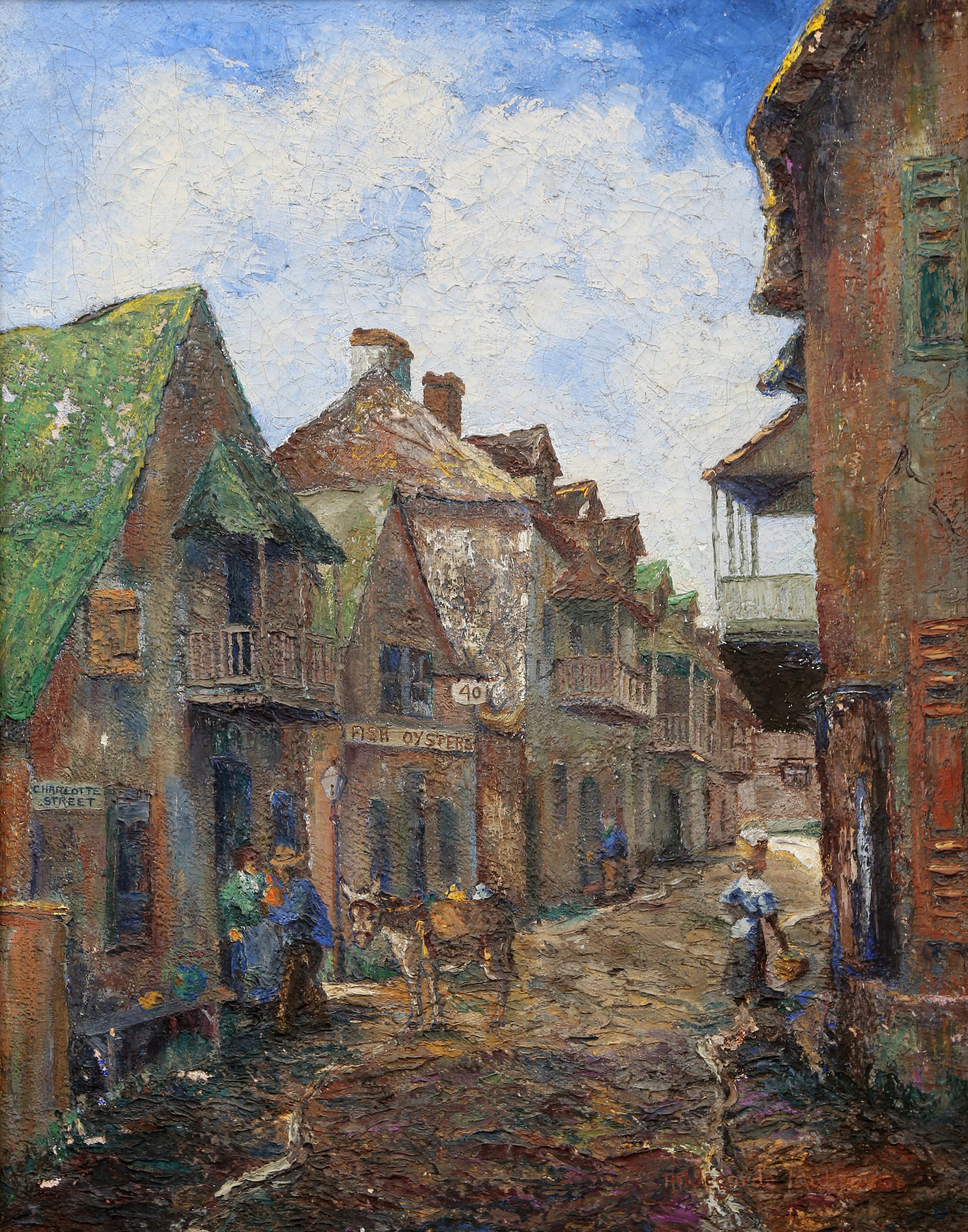 HILDEGARDE MÜLLER-URI. View of Charlotte Street (Florida).