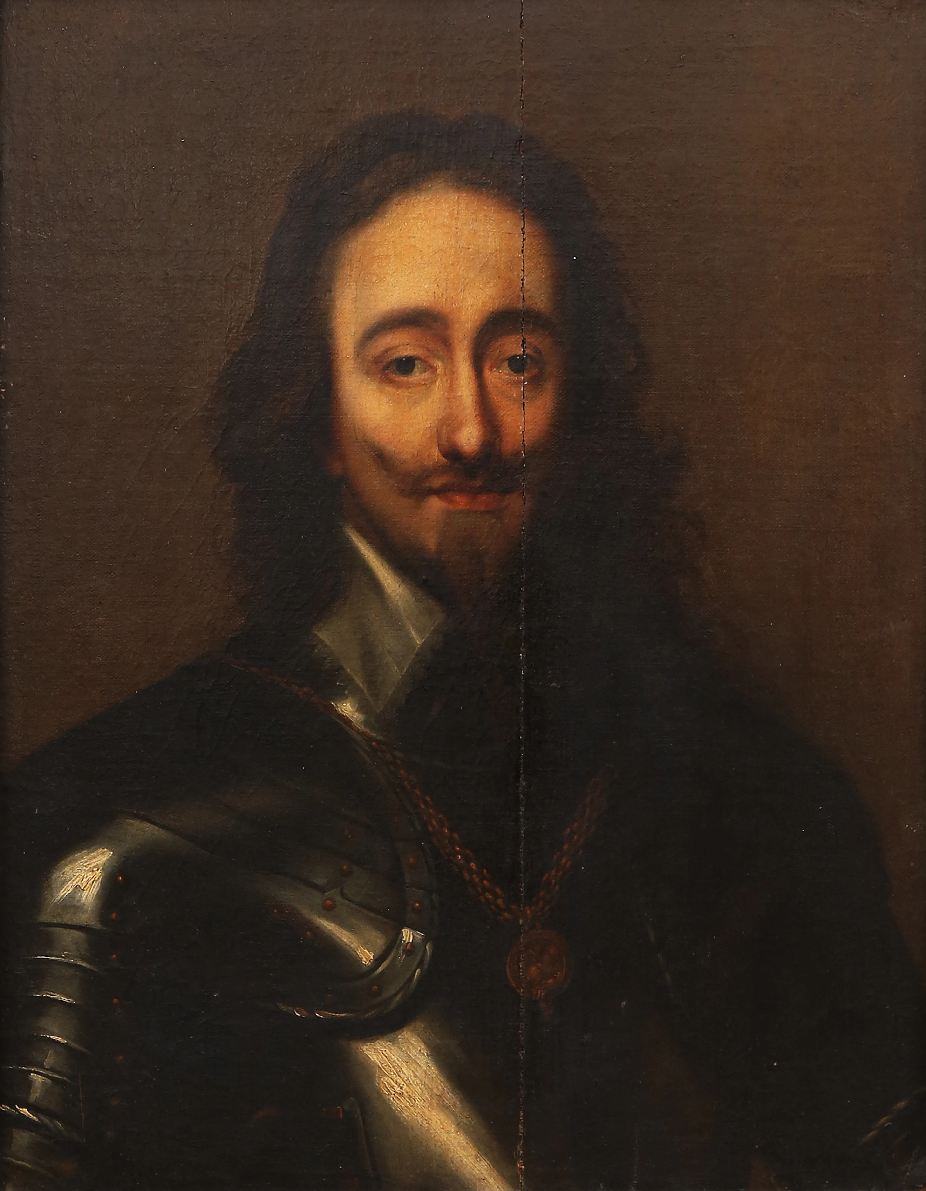 FLEMISH SCHOOL FROM THE 18TH CENTURY. Portrait of Charles I of England.