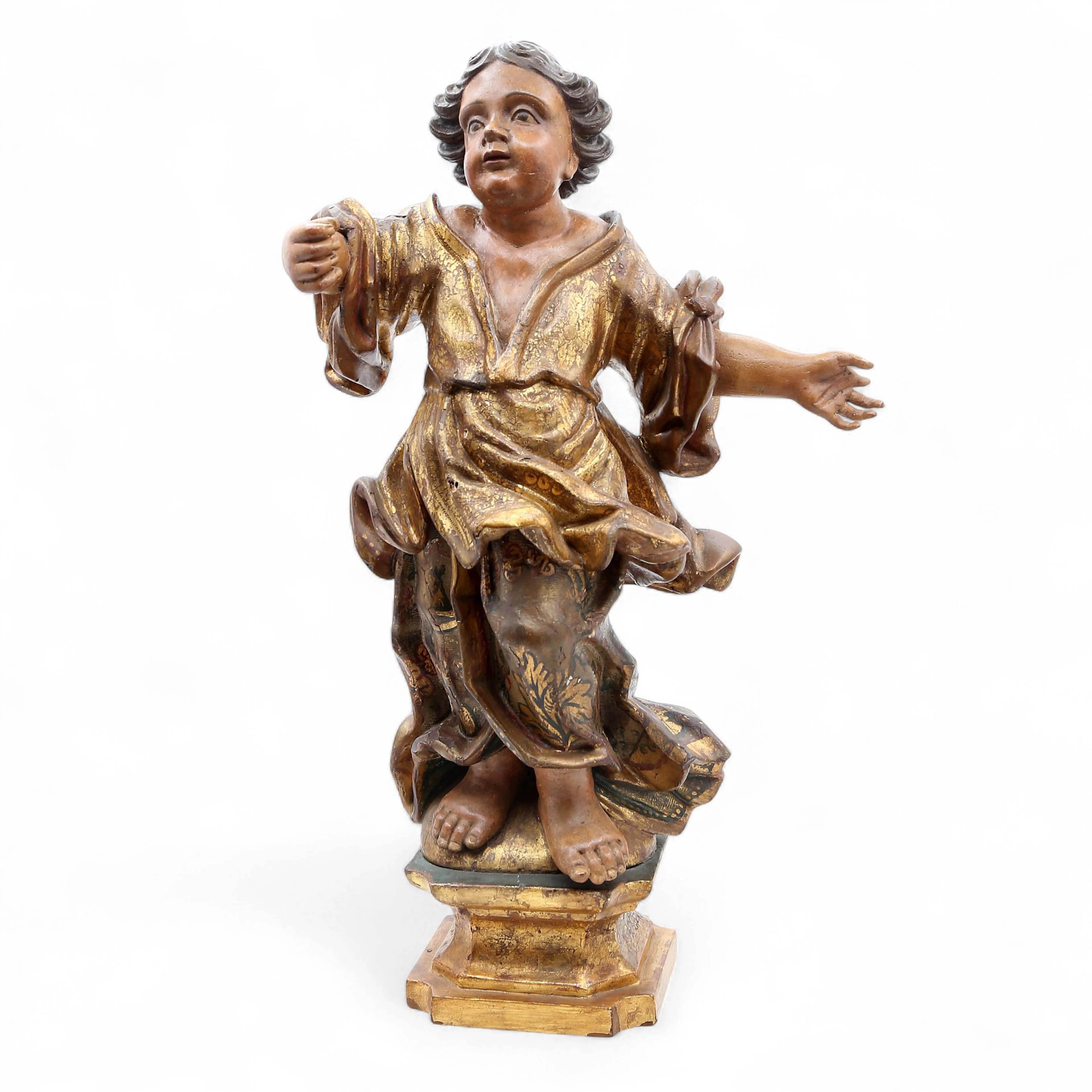 SPANISH SCHOOL FROM THE 18TH CENTURY. Thurifer angel.