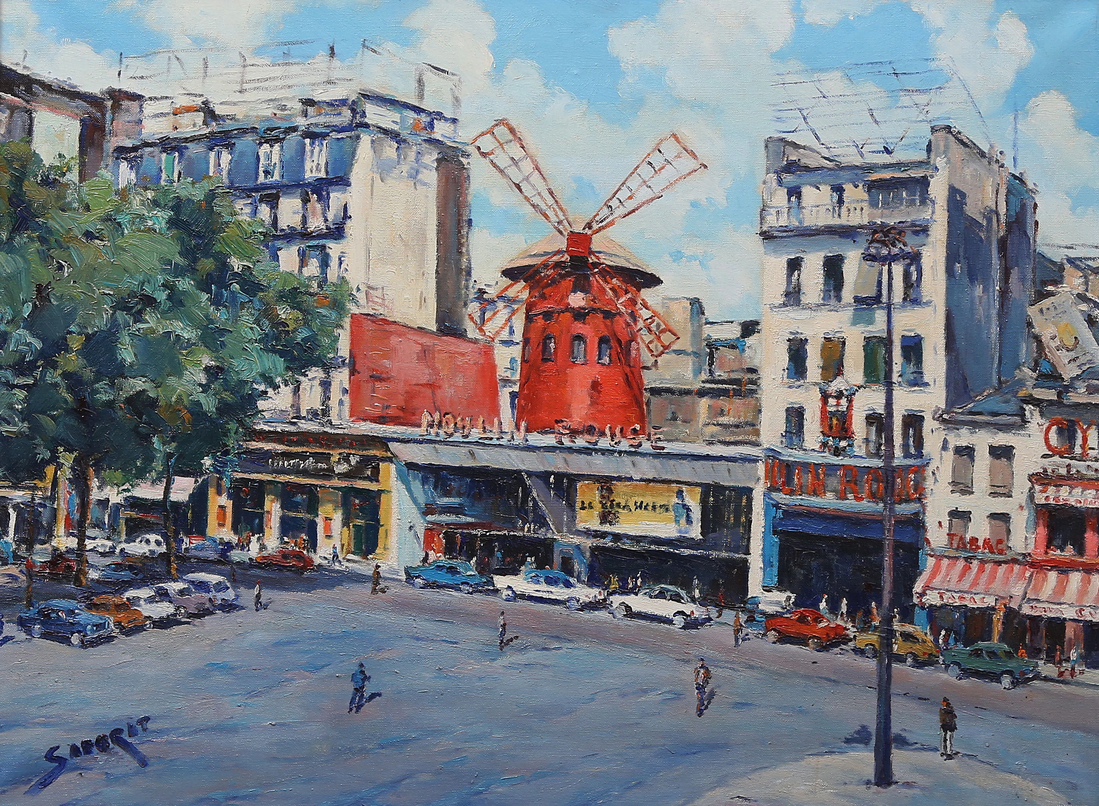 FRANCESC SABORIT. Moulin Rouge, Paris.