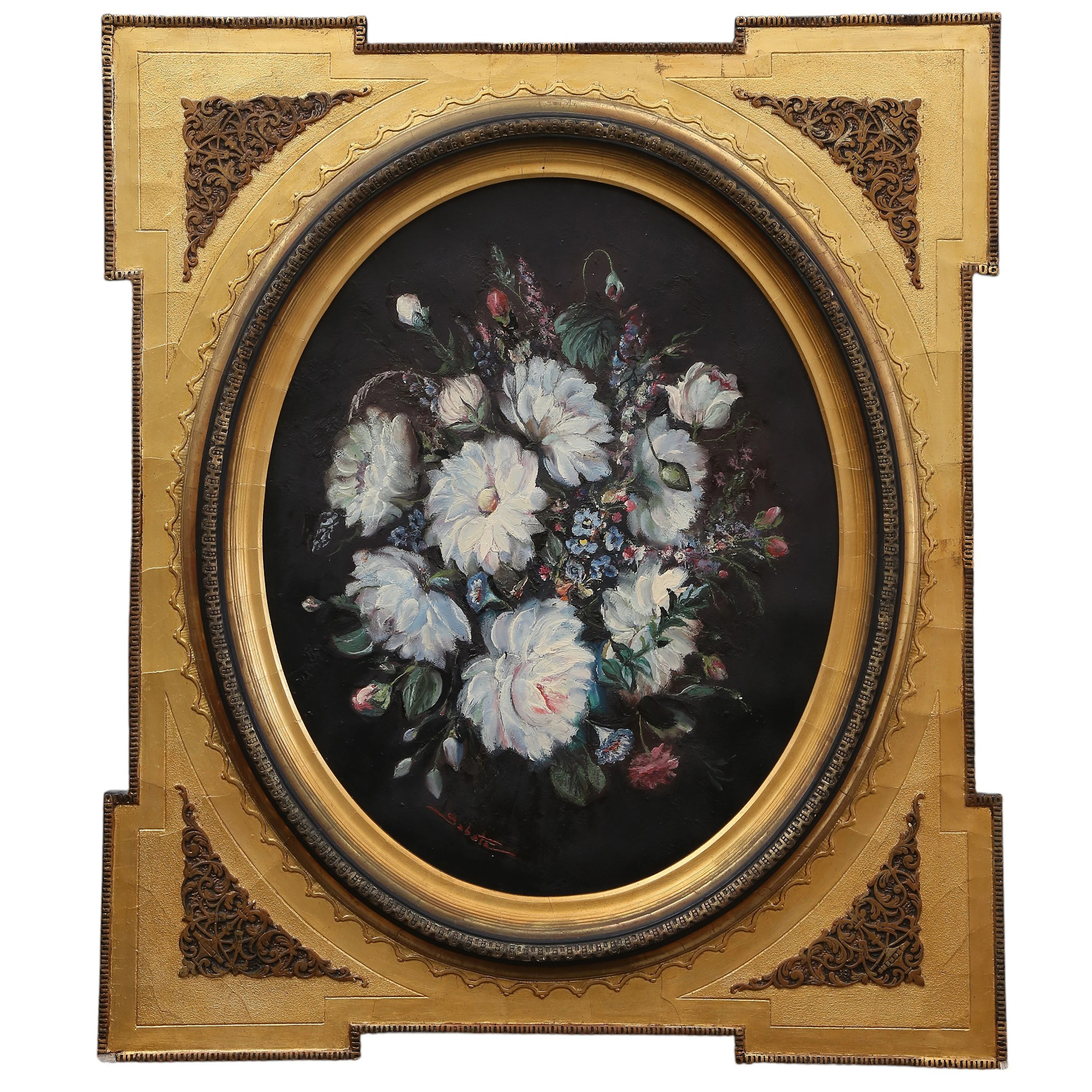 JOAQUIM SABATÉ. Flowers vase.