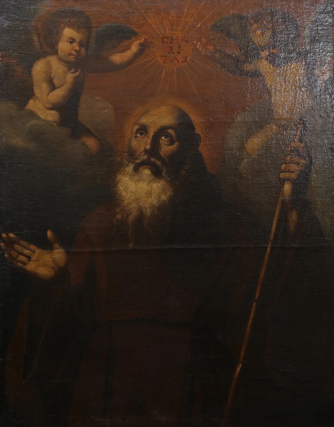 PROBABLY VALENCIAN SCHOOL, 18TH CENTURY. Saint Francis of Paola.