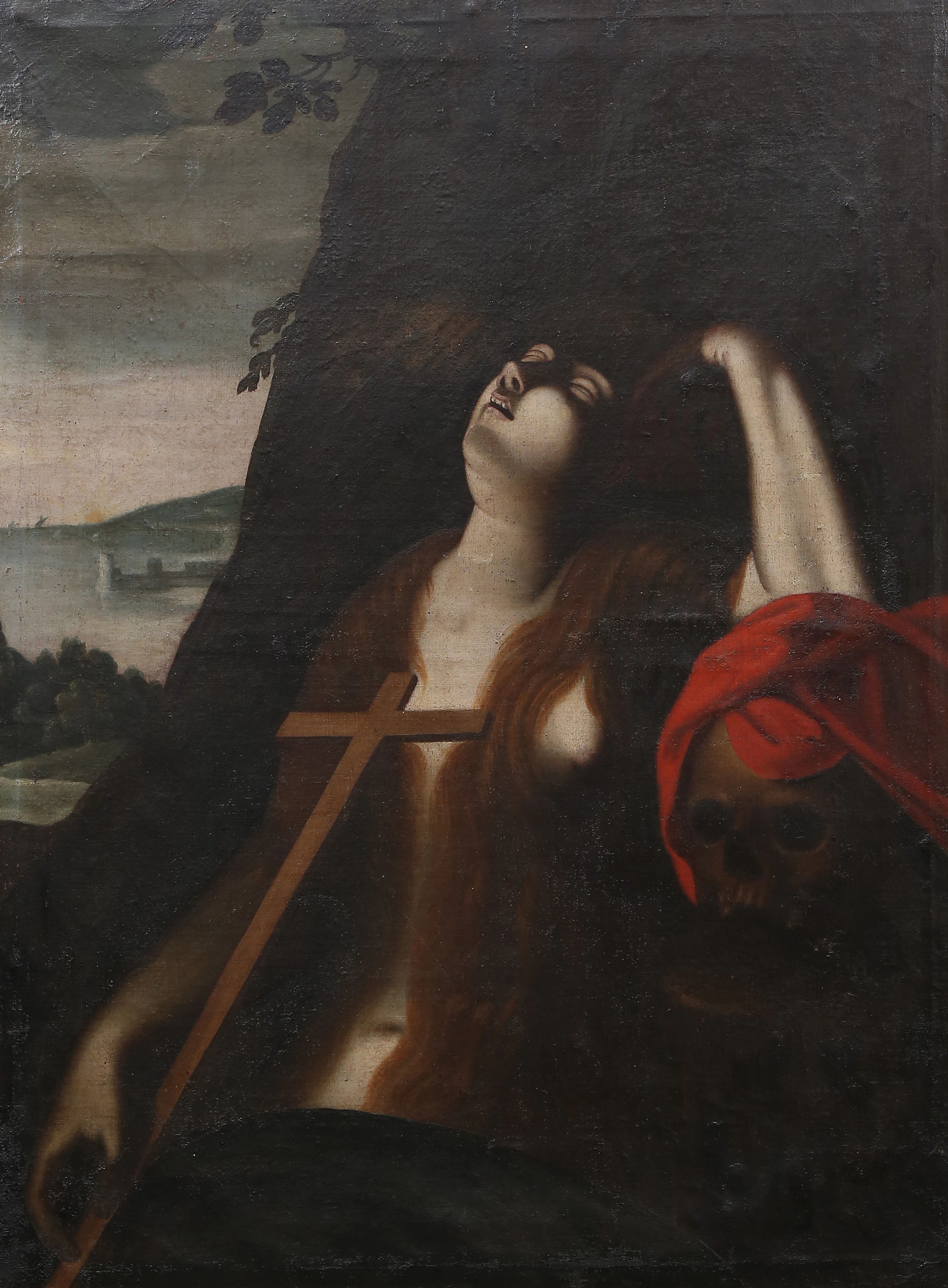 ITALIAN SCHOOL, 17TH CENTURY. Penitent Mary Magdalene.