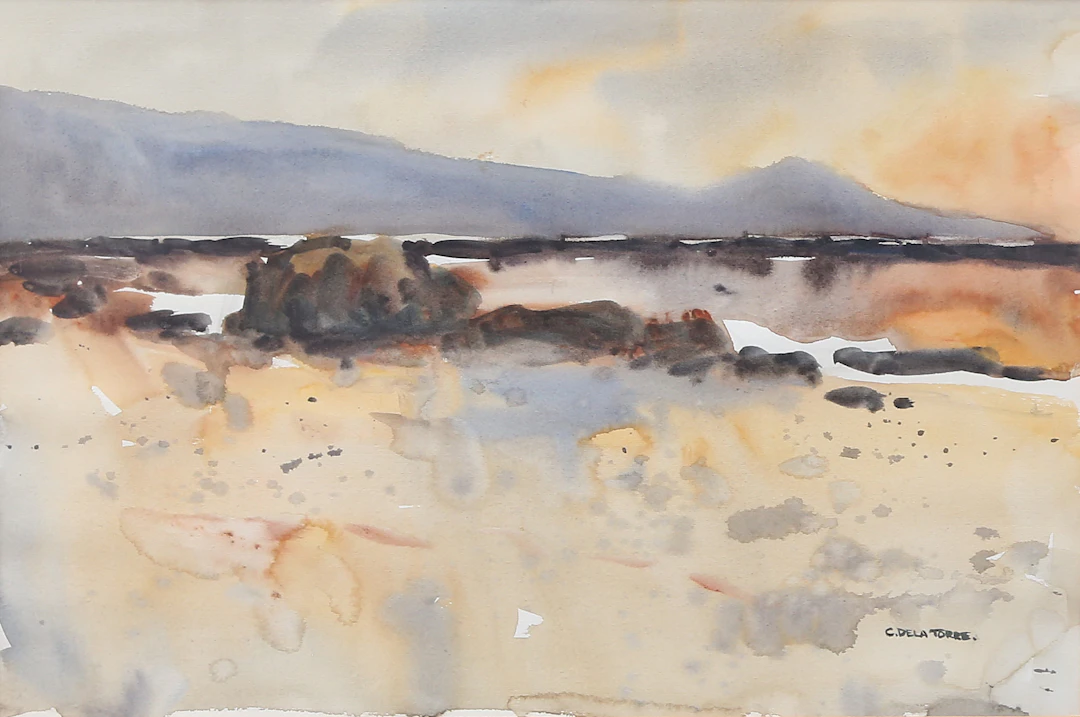 SPANISH SCHOOL, 20TH CENTURY. ATRIBUIDO. Seaside view.