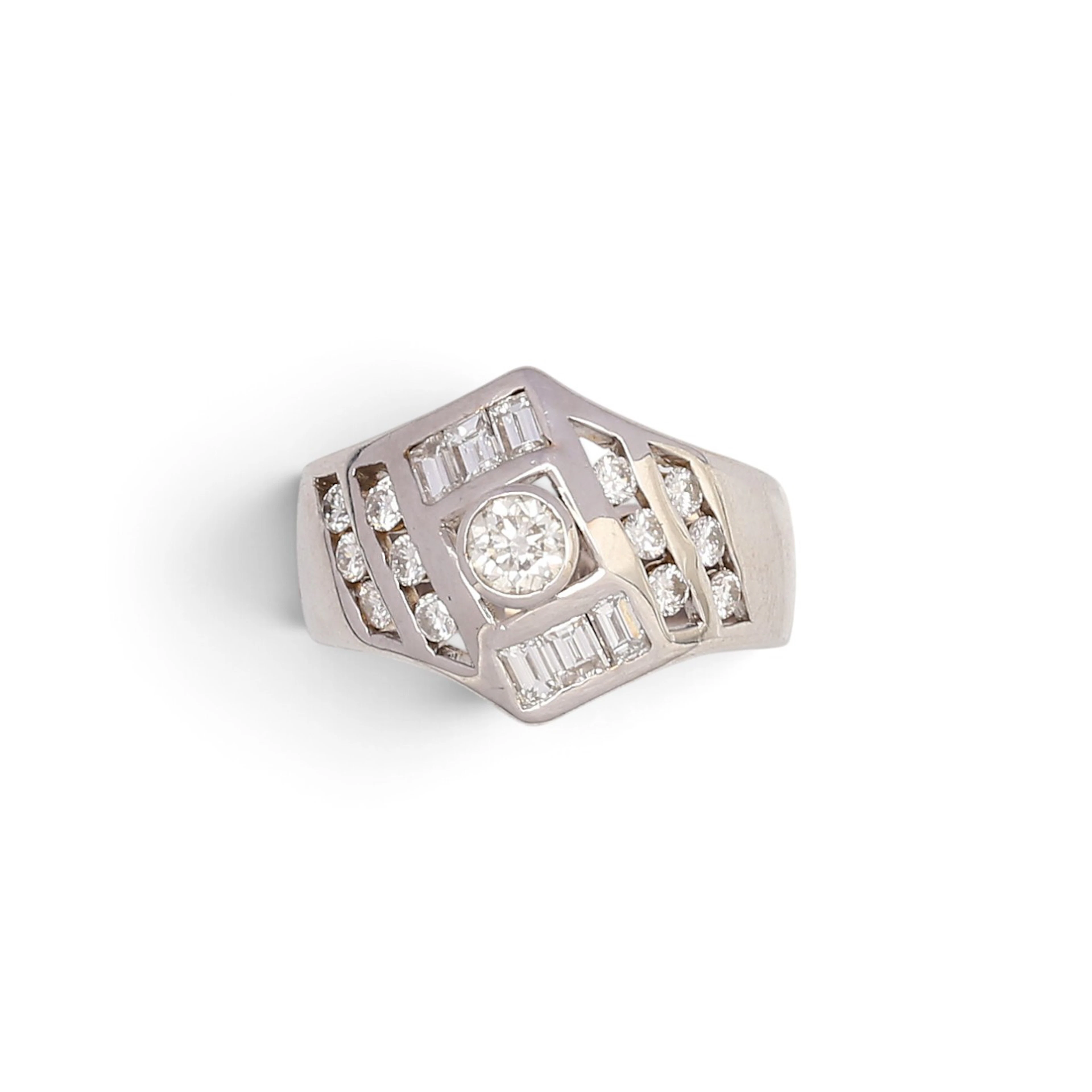Diamonds ring.