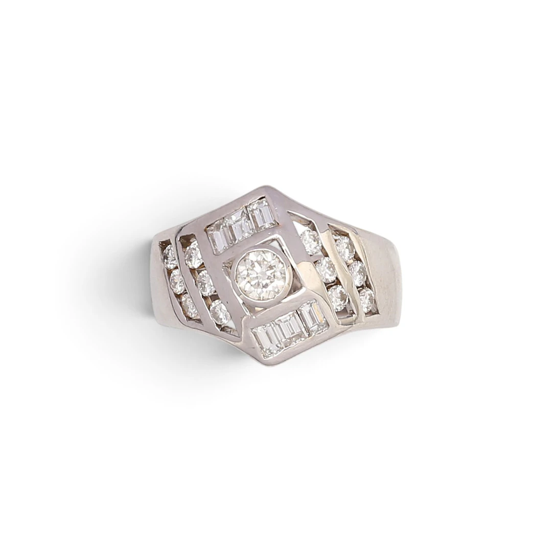 Diamonds ring.