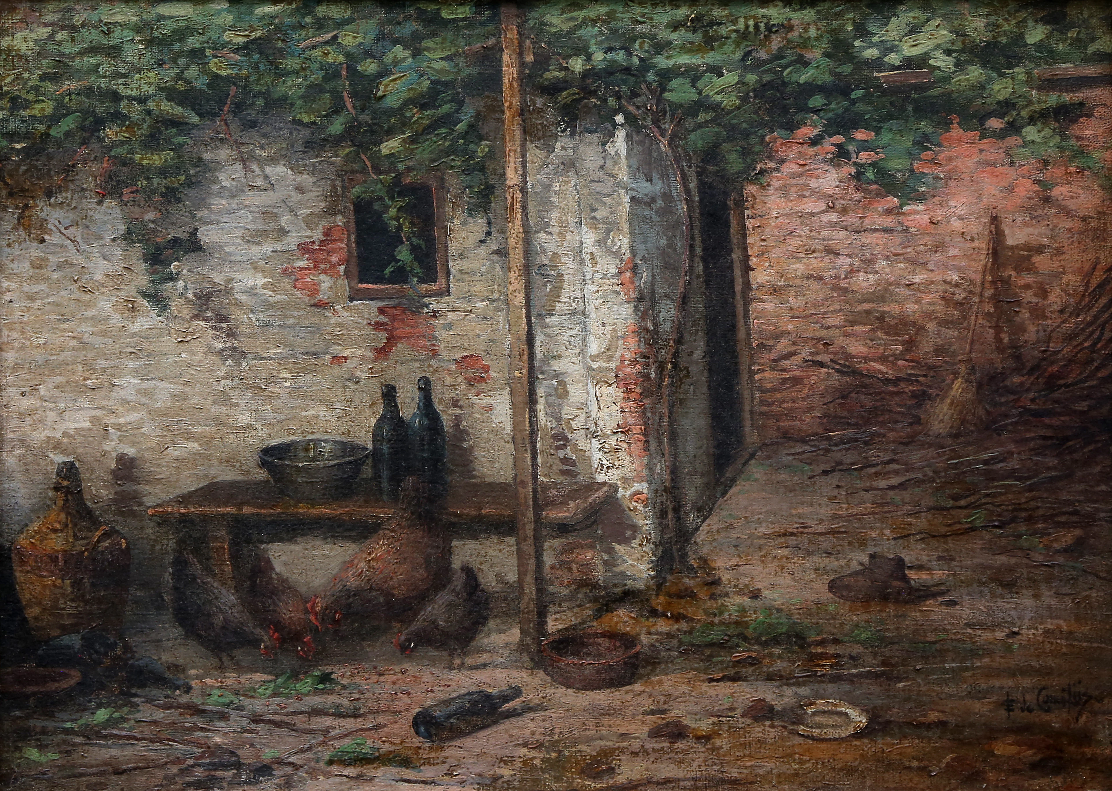 FRANCESCO O FERDINANDO DE CONSILIIS. "El fondo de mi casa".