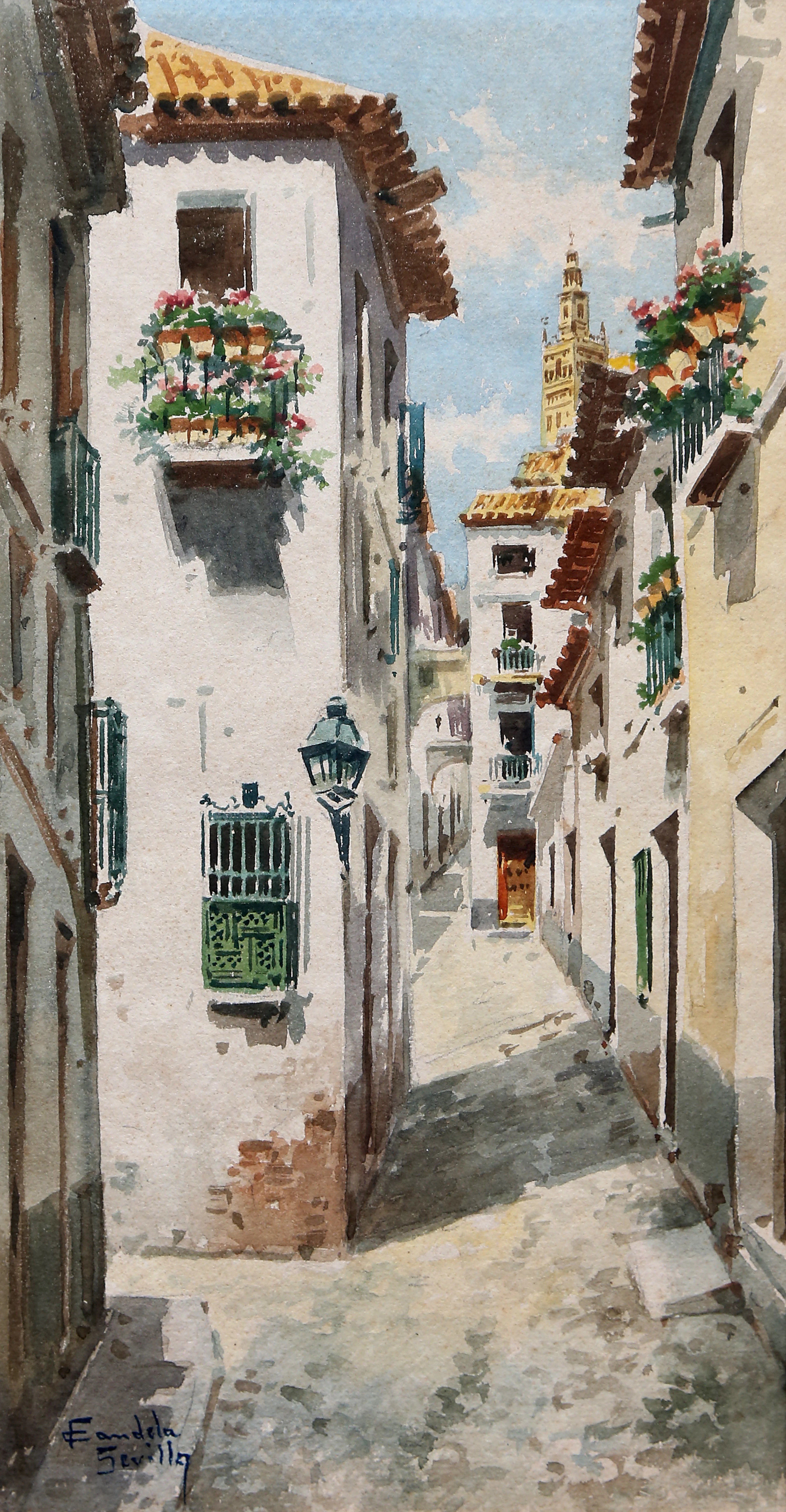 FRANCISCO CANDELA. Street in Seville.