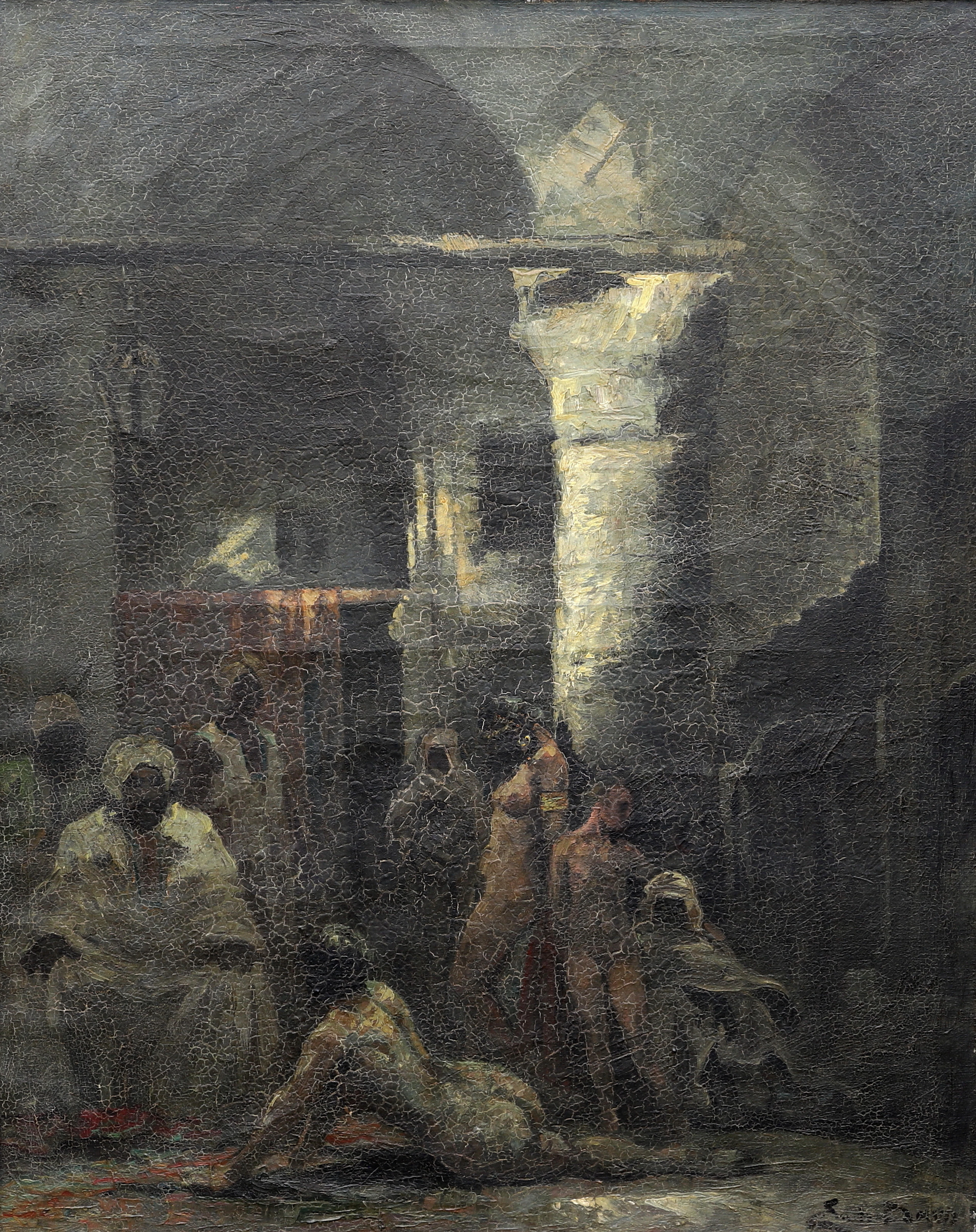 ÉMILE BAES. Harem.