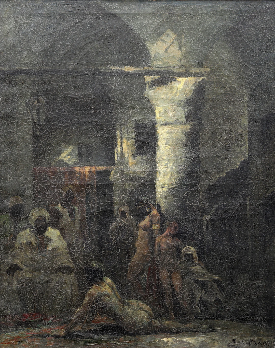 ÉMILE BAES. Harem.