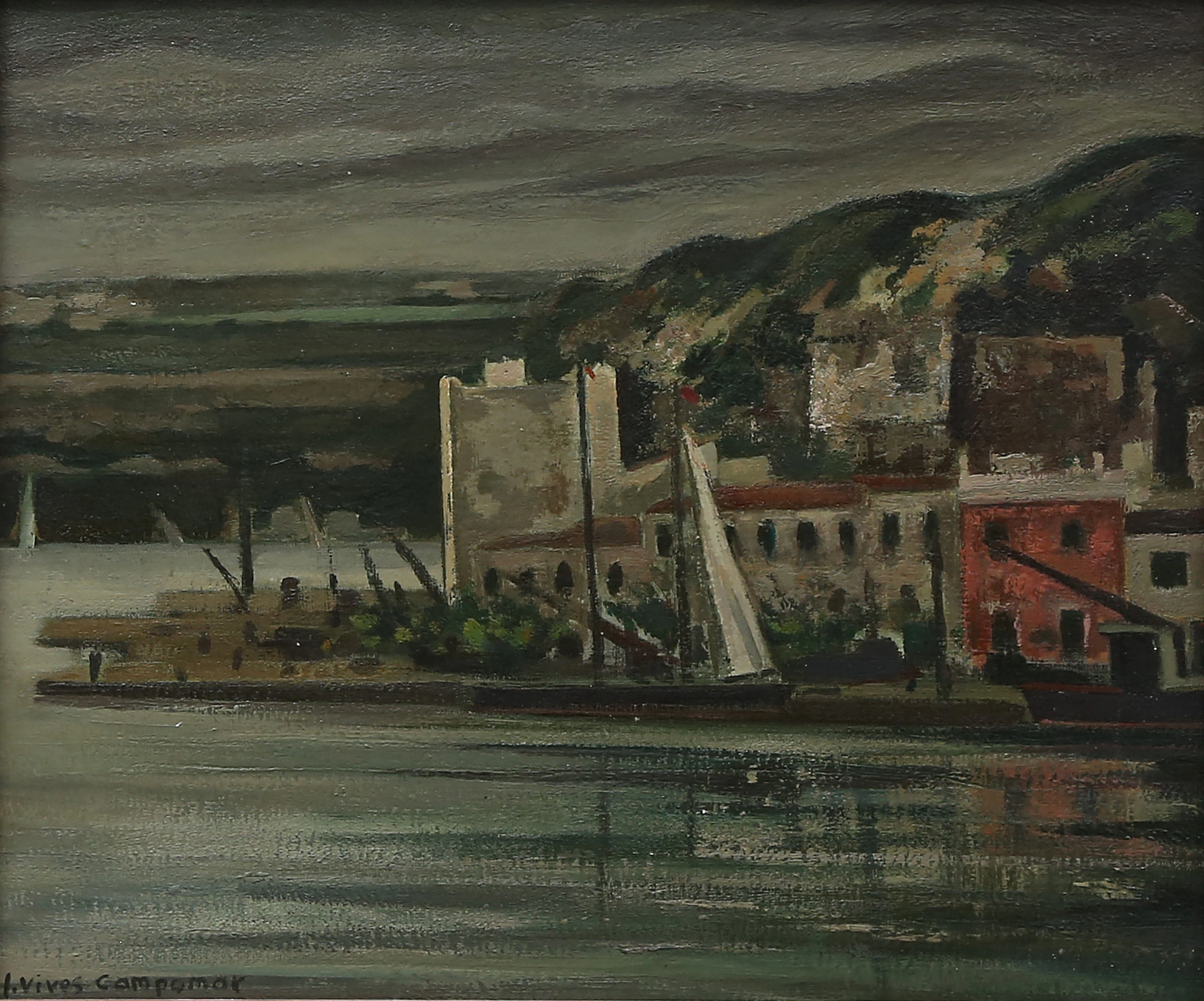 JOSEP VIVES CAMPOMAR. Mahon port.