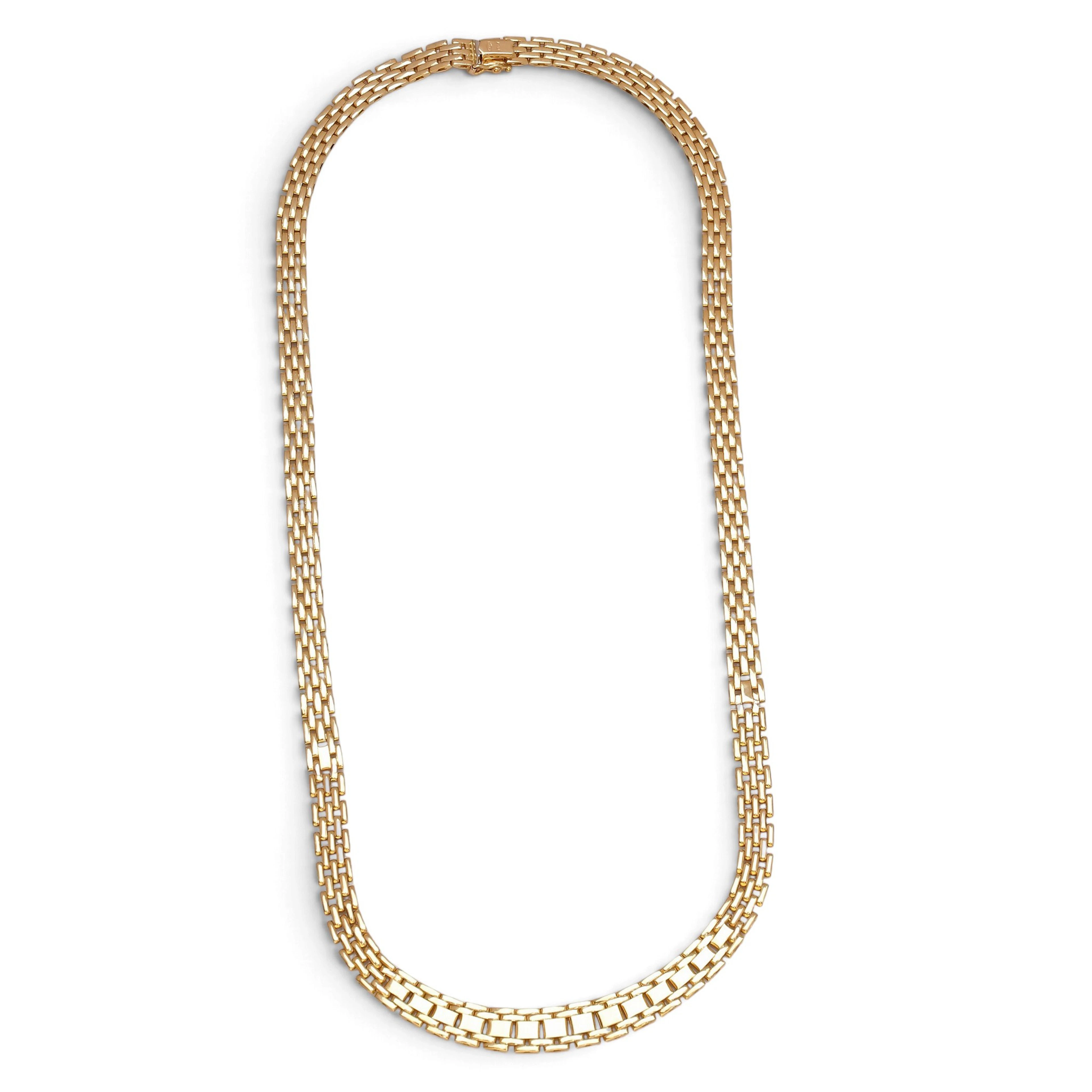 Italian gold links choker.