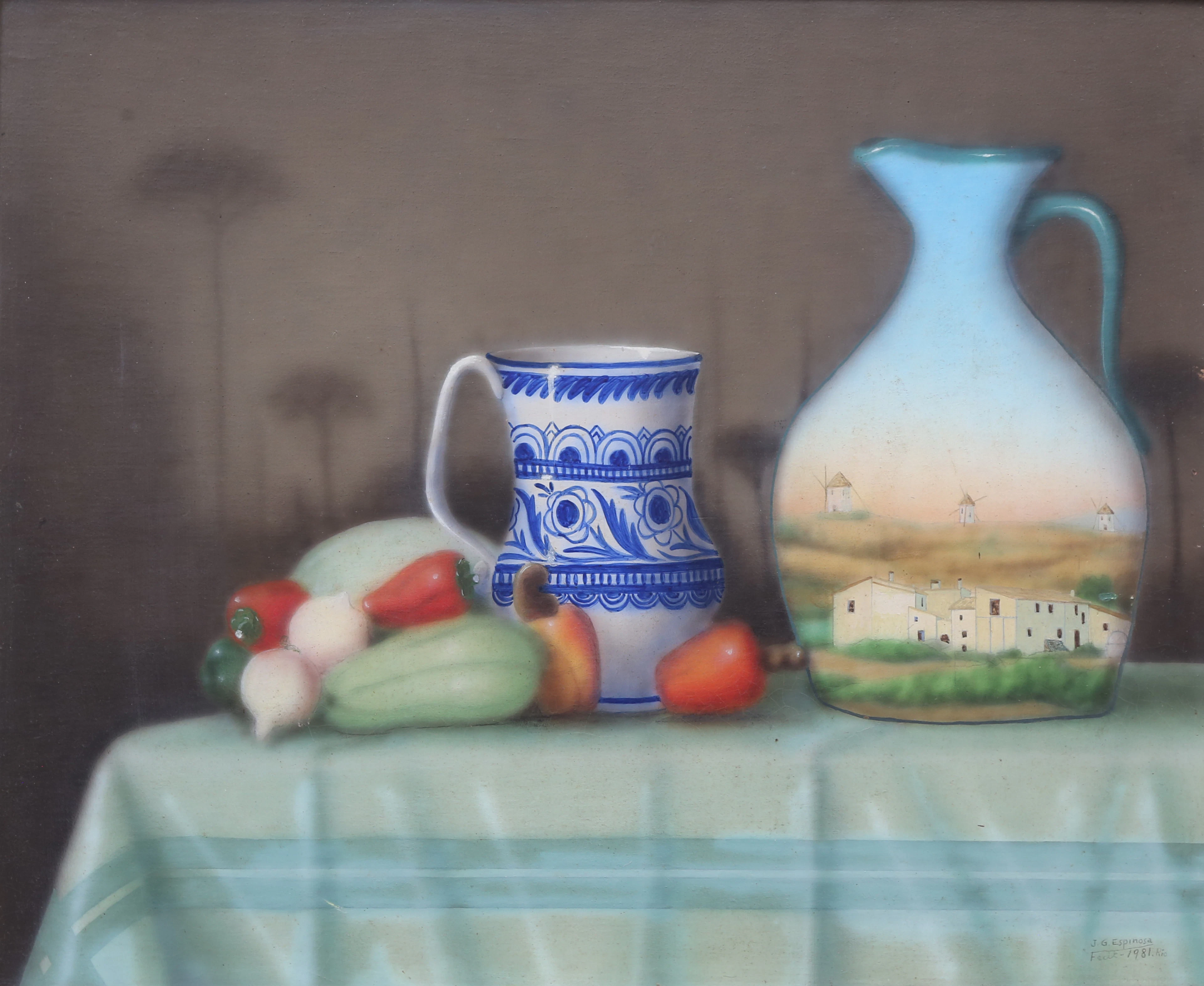 JOSÉ GARCÍA ESPINOSA. Still life.