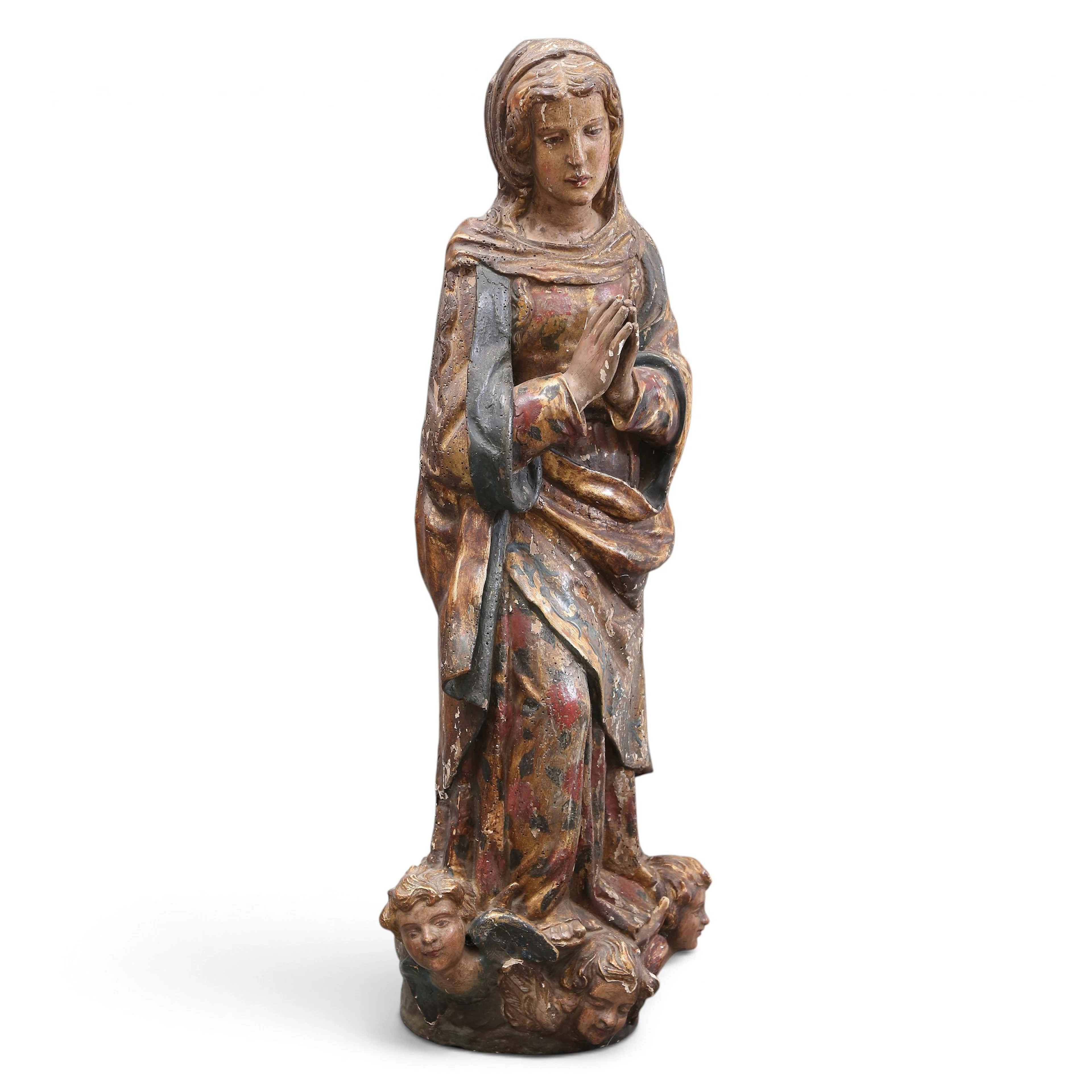 SPANISH SCHOOL, 16TH CENTURY, WITH SUBSEQUENT TRANSFORMATIONS. Immaculate