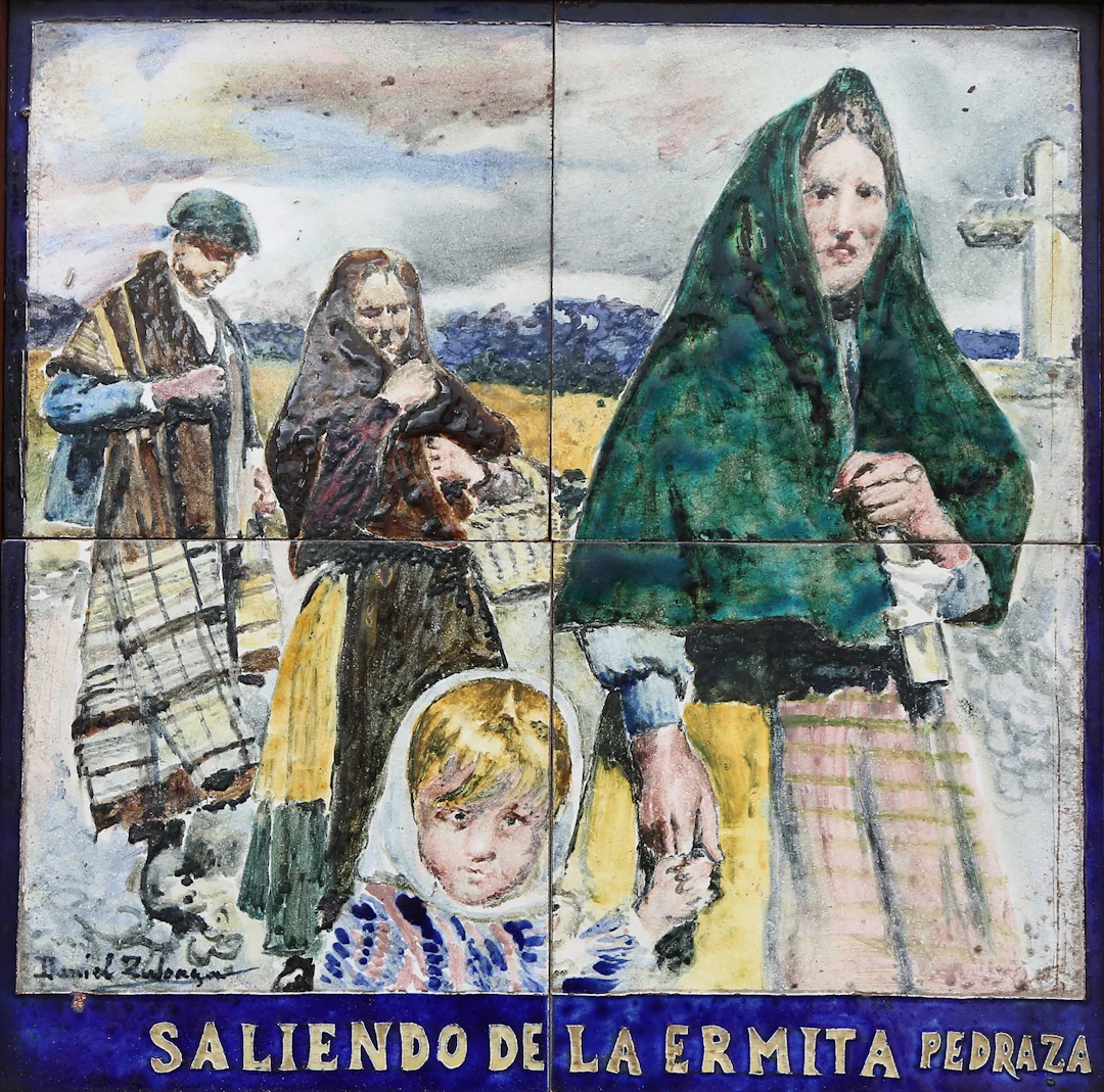 DANIEL ZULOAGA BONETA. “Saliendo de la ermita, Pedraza”.