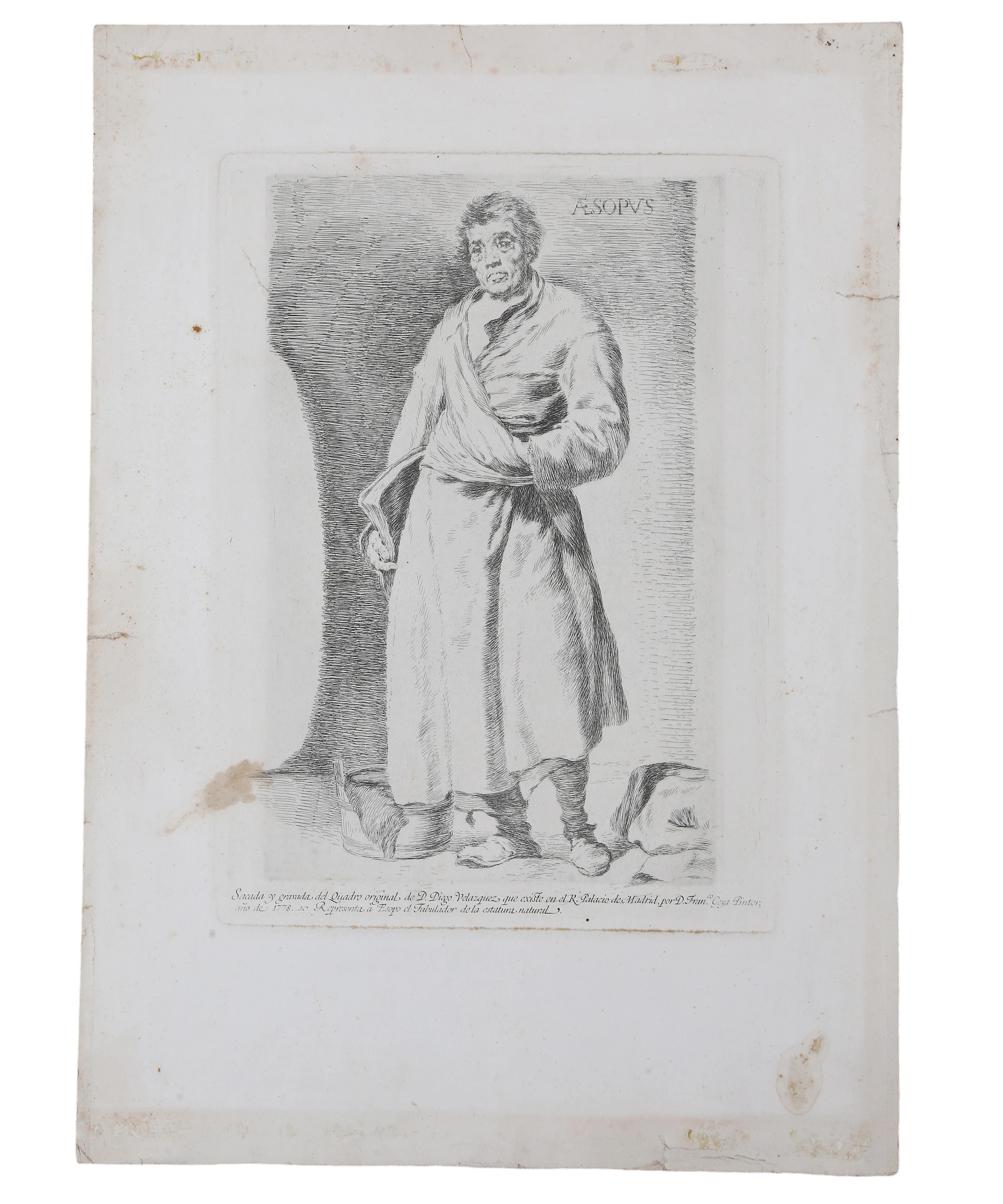 FRANCISCO DE GOYA Y LUCIENTES. SEGÚN. Aesopus.